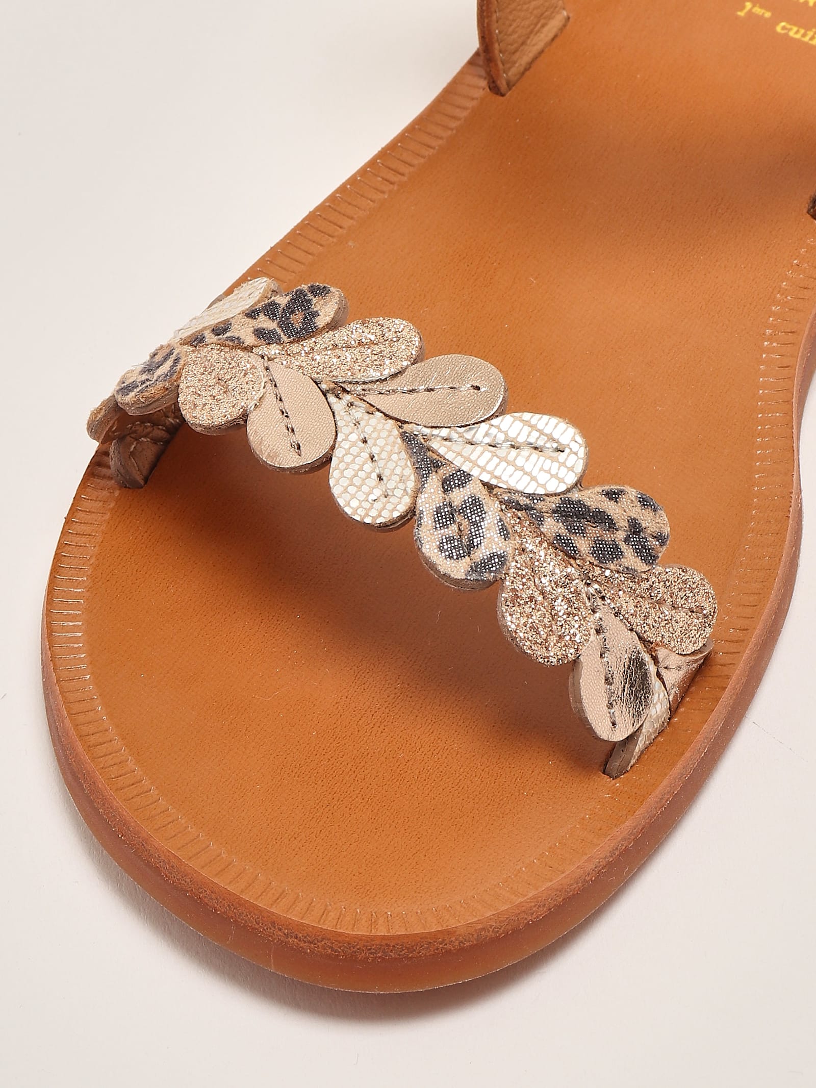 Pom D'api Plagette Ferns Sandal In Brown