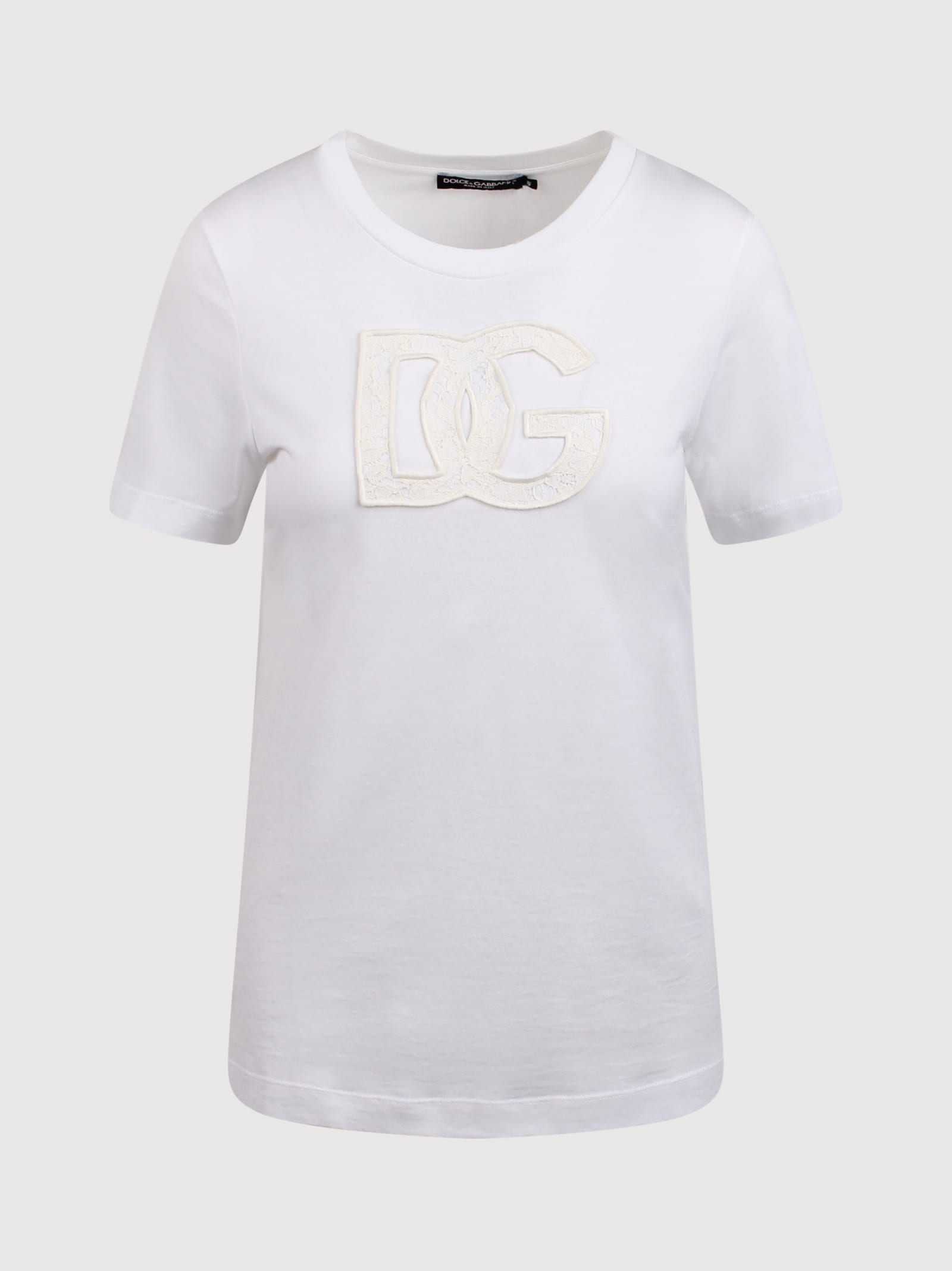 Shop Dolce & Gabbana Logo-patch Cotton T-shirt