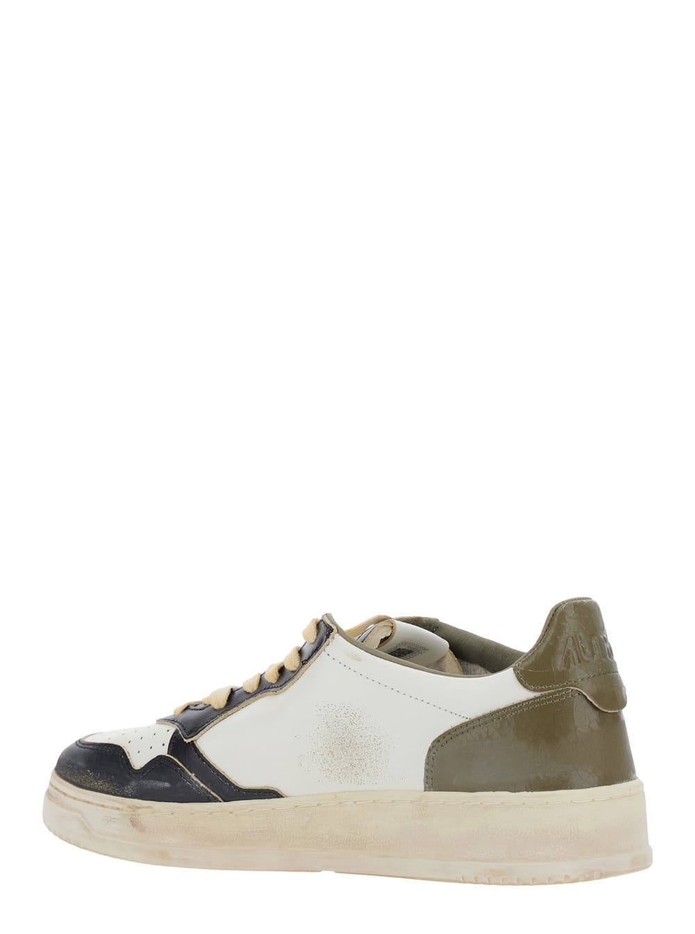 Autry Leather Medalist Low Super Vintage Sneakers In White