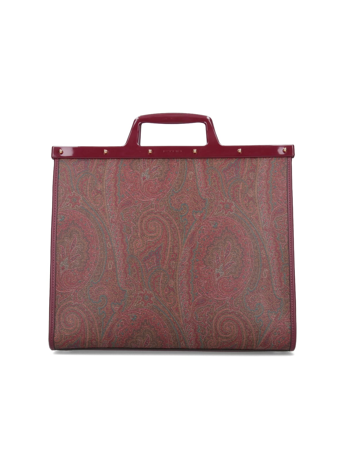 Shop Etro Medium Bag Shopping Love Trotter In Red