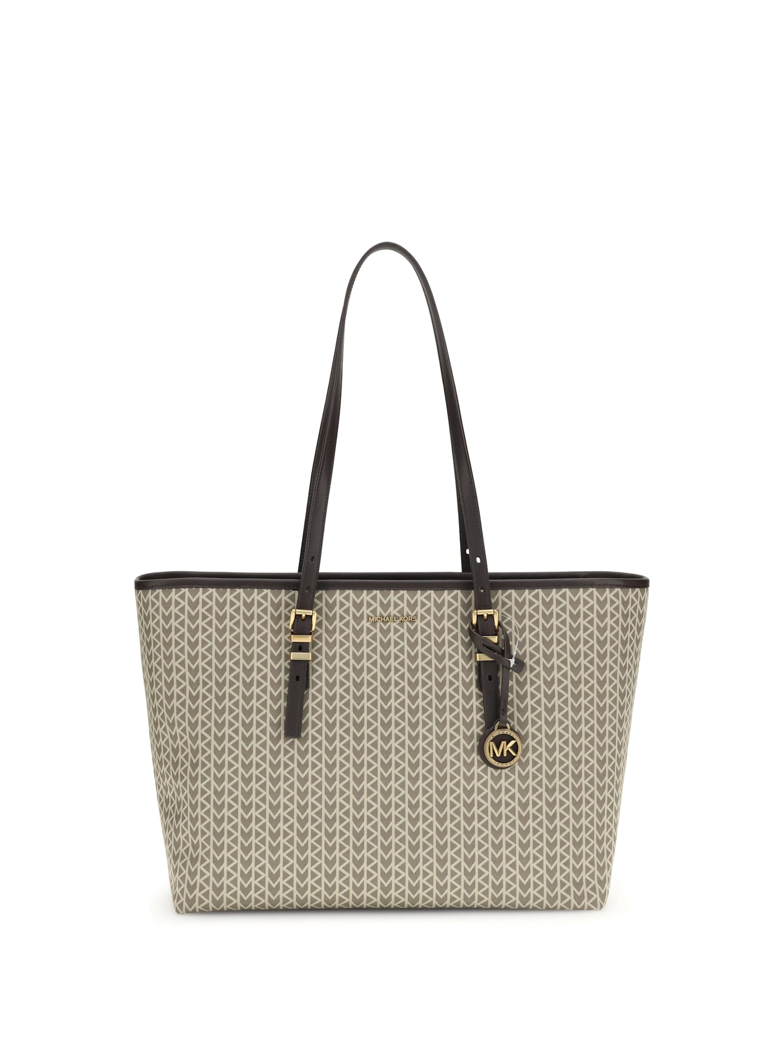 Michael Kors Quinn Large Jacquard Logo Tote Bag