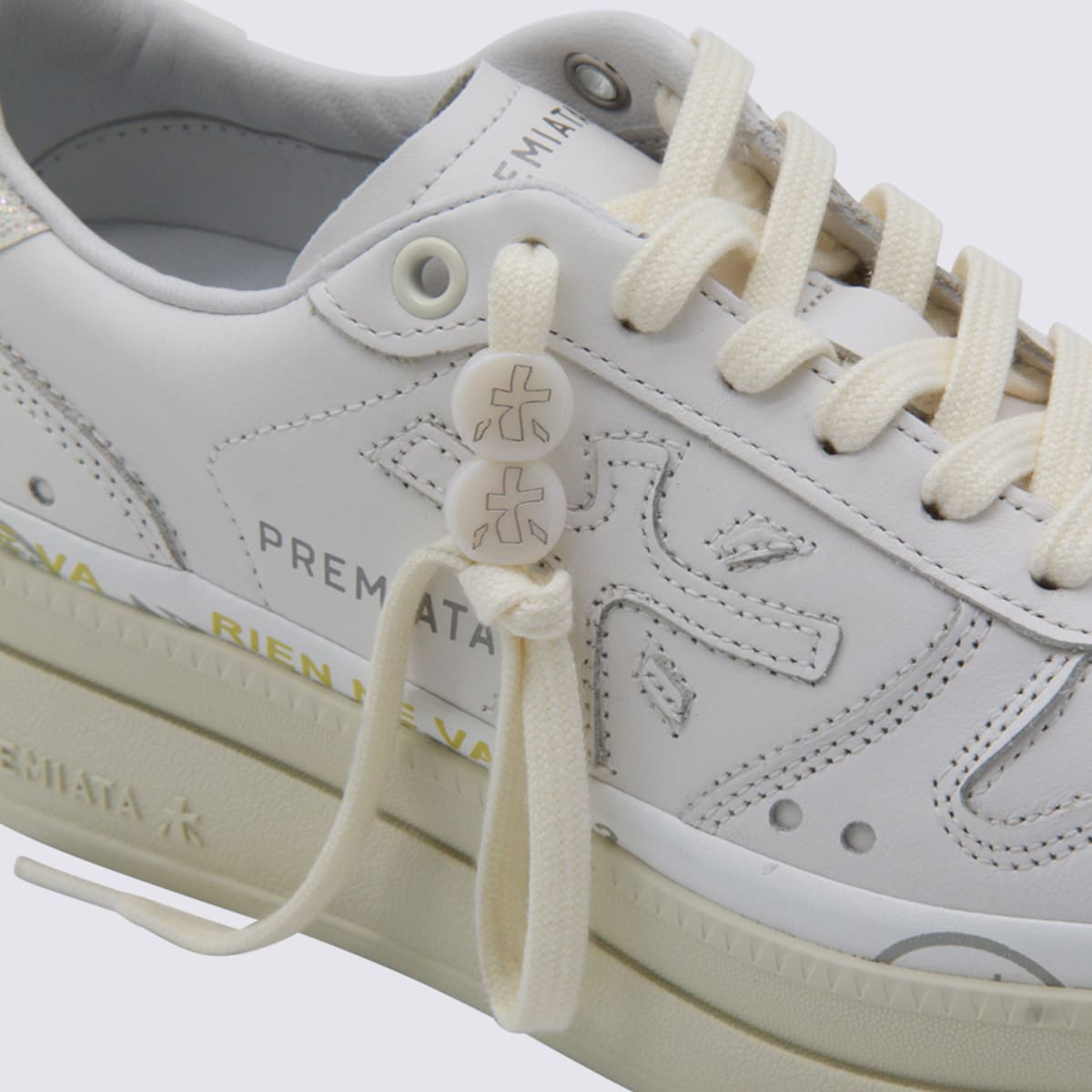Premiata Micol 6788 Platform Sneaker In White