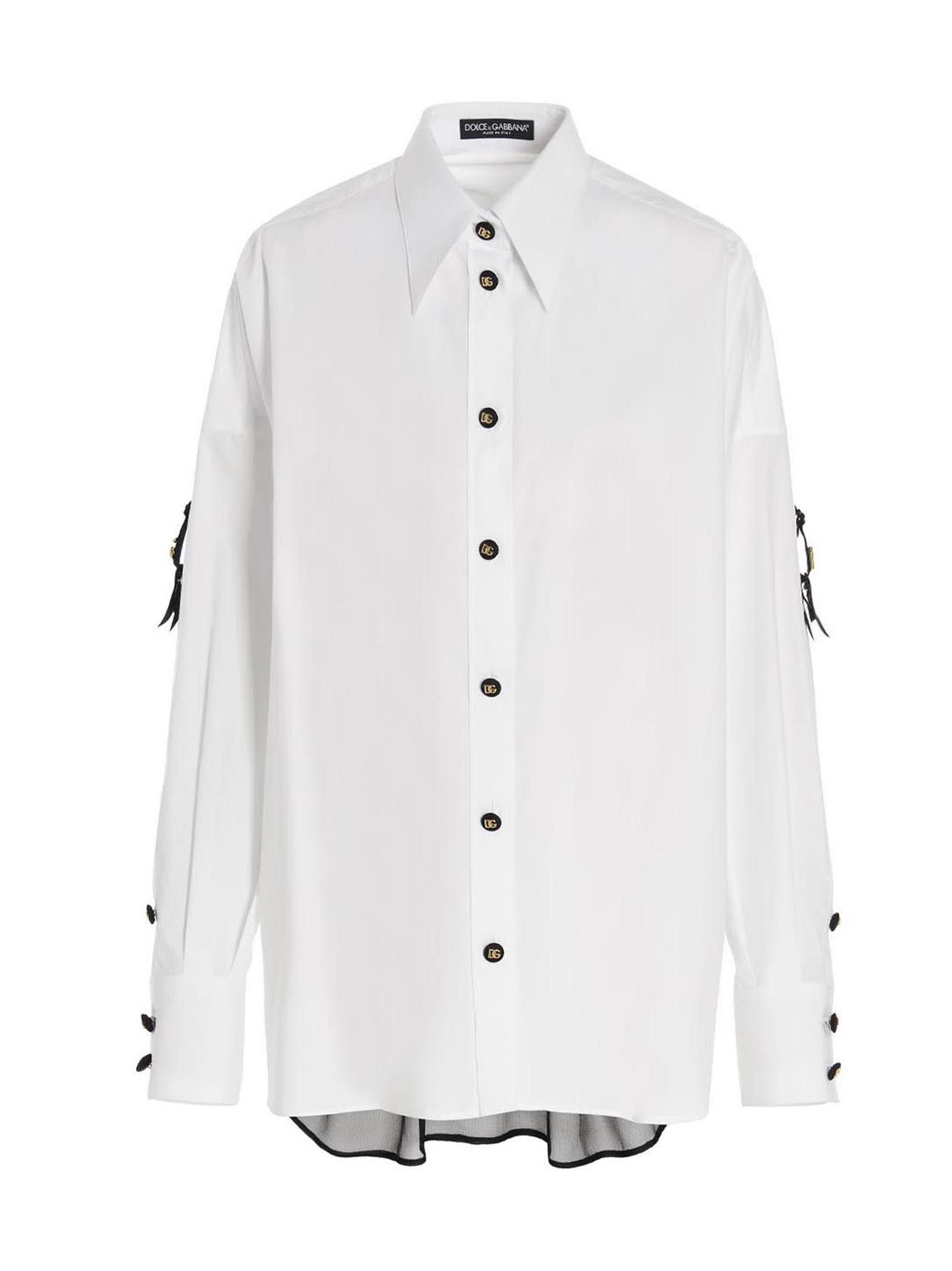 Dolce & Gabbana Chiffon Insert Shirt