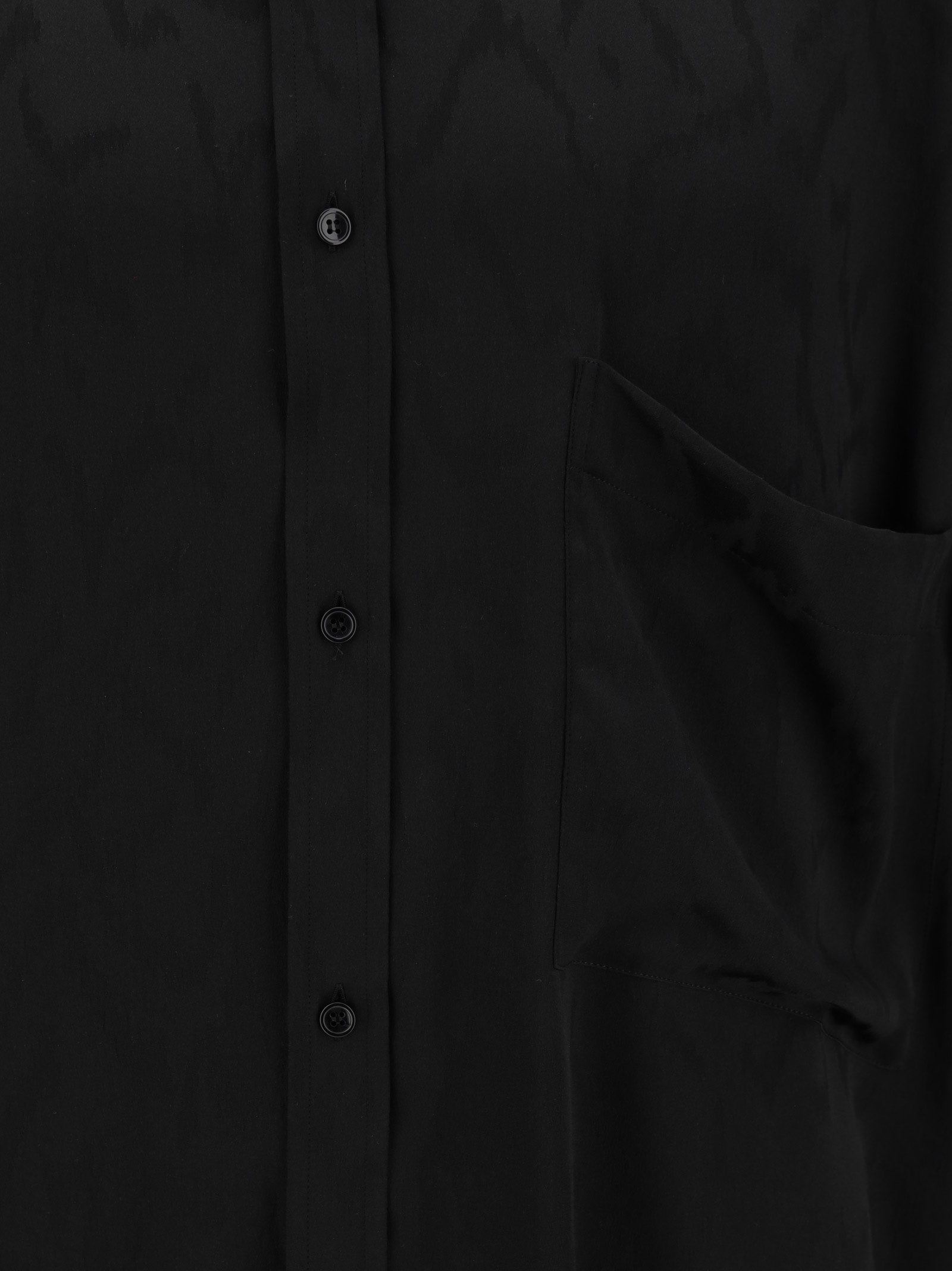 Saint Laurent Polo Bowling Shirt Stripe Cassandra In Black