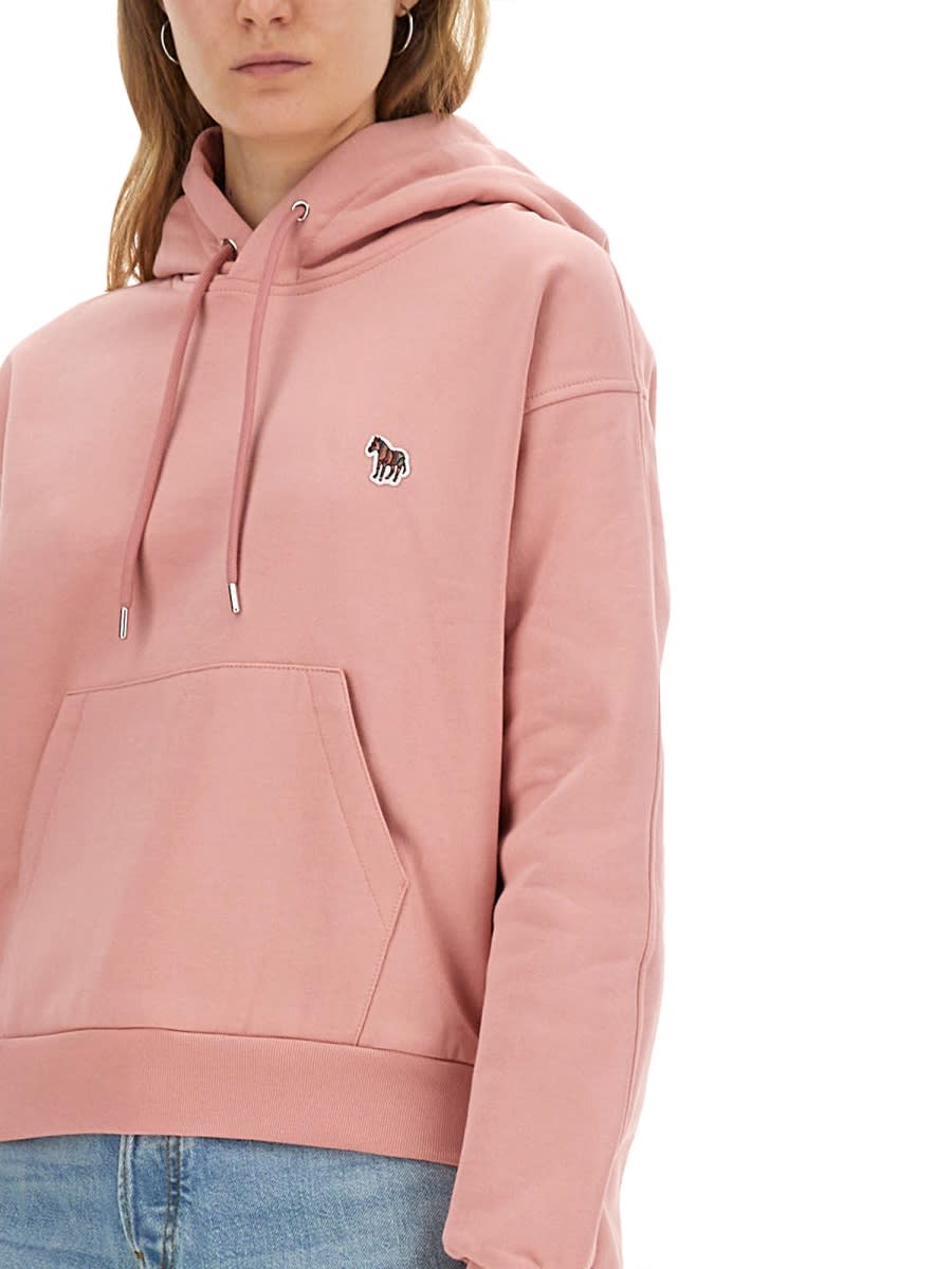 Ps By Paul Smith Ps Paul Smith Zebra Sweatshirt In Pink