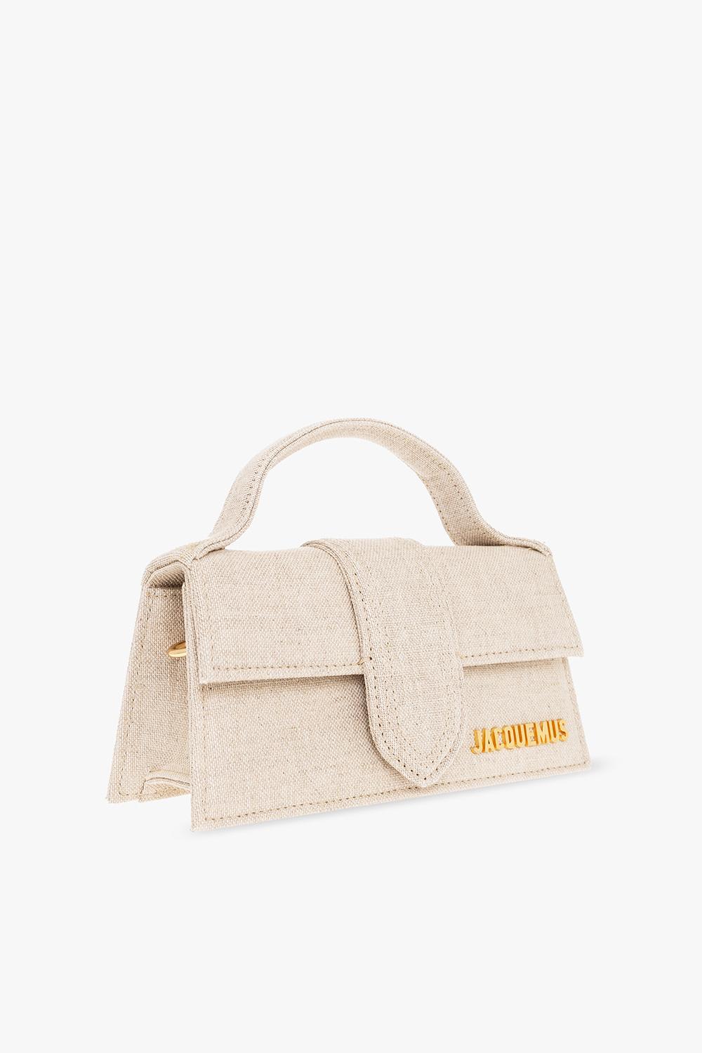 Shop Jacquemus Le Bambino Shoulder Bag In Grey
