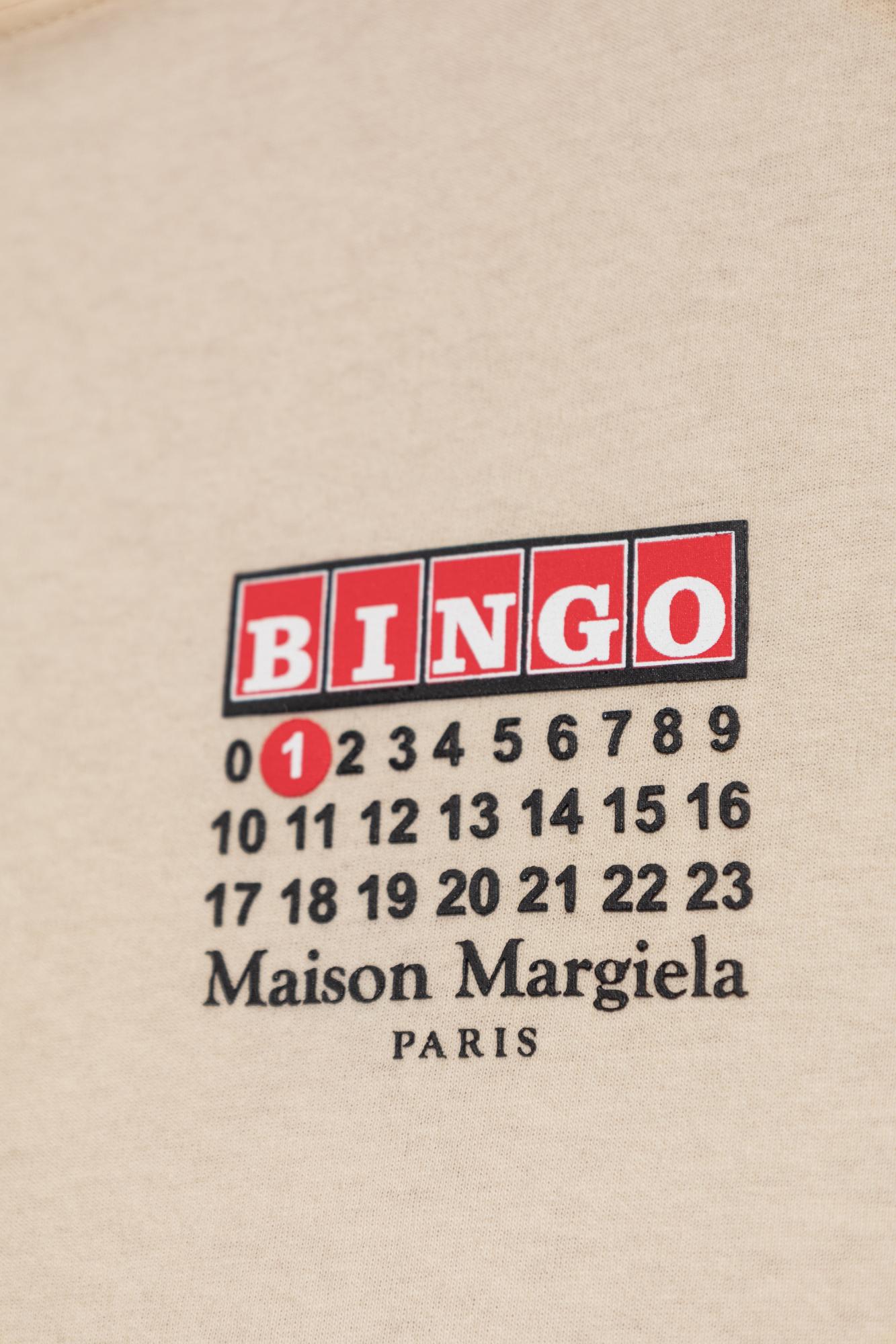 Maison Margiela T-shirt With Logo In Pattern
