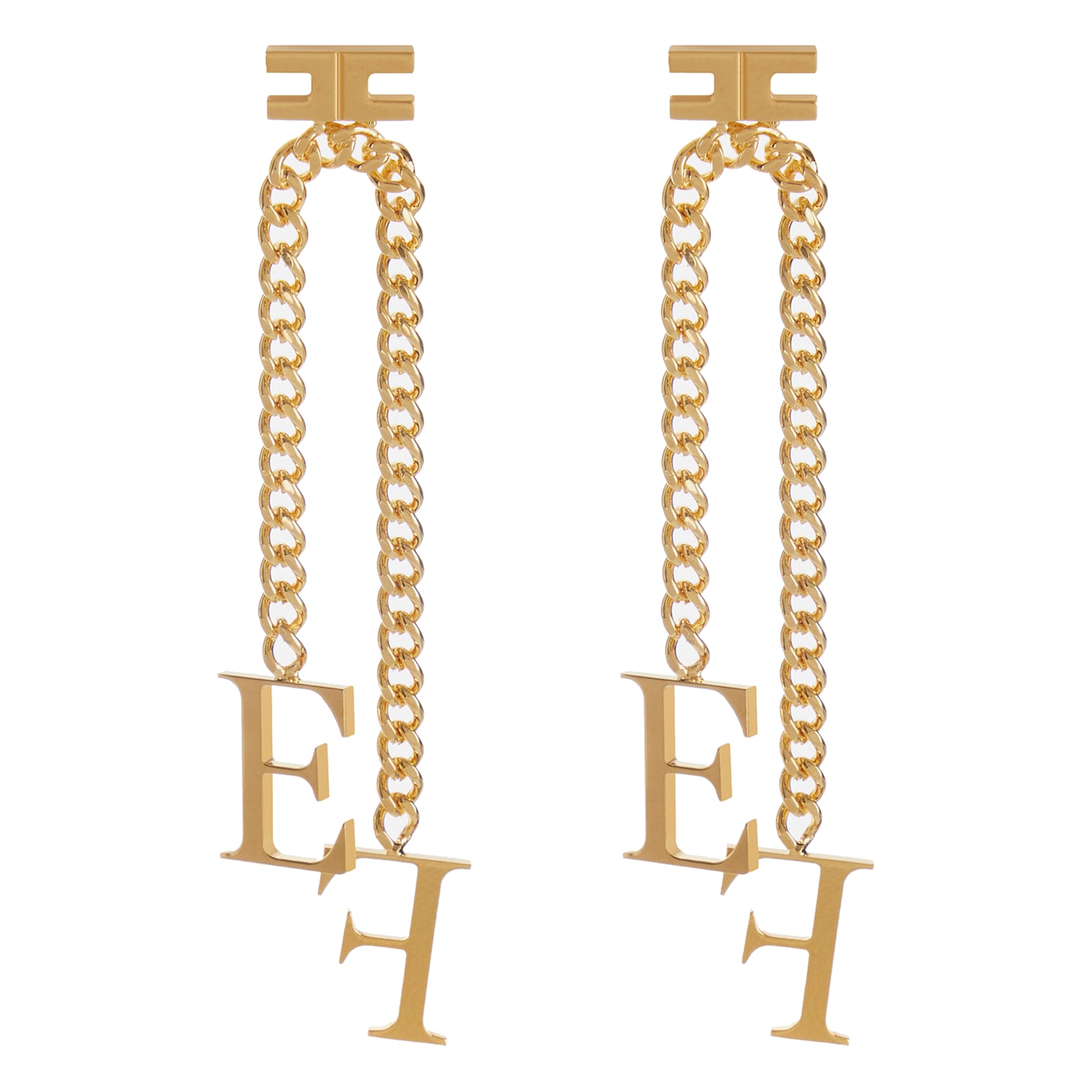 Logo Pendant Earrings