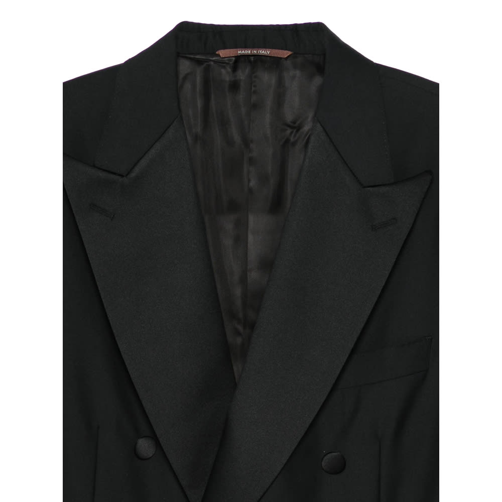 Canali Double-breasted Suit In Multi