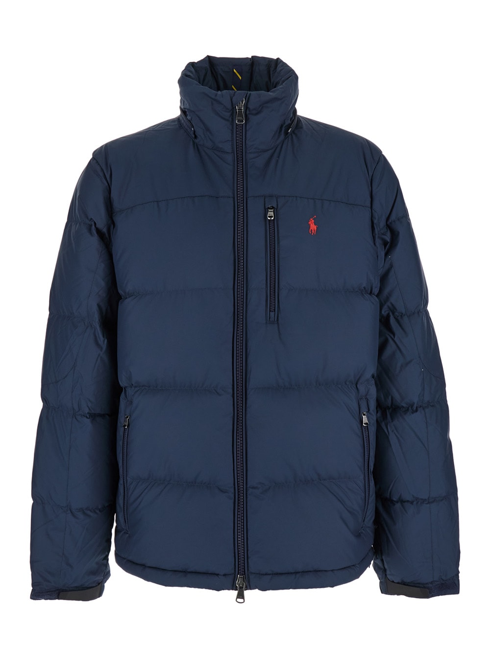 Polo Ralph Lauren Gorham Water-repellent Ripstop Fabric Down Jacket Clothing In Blue