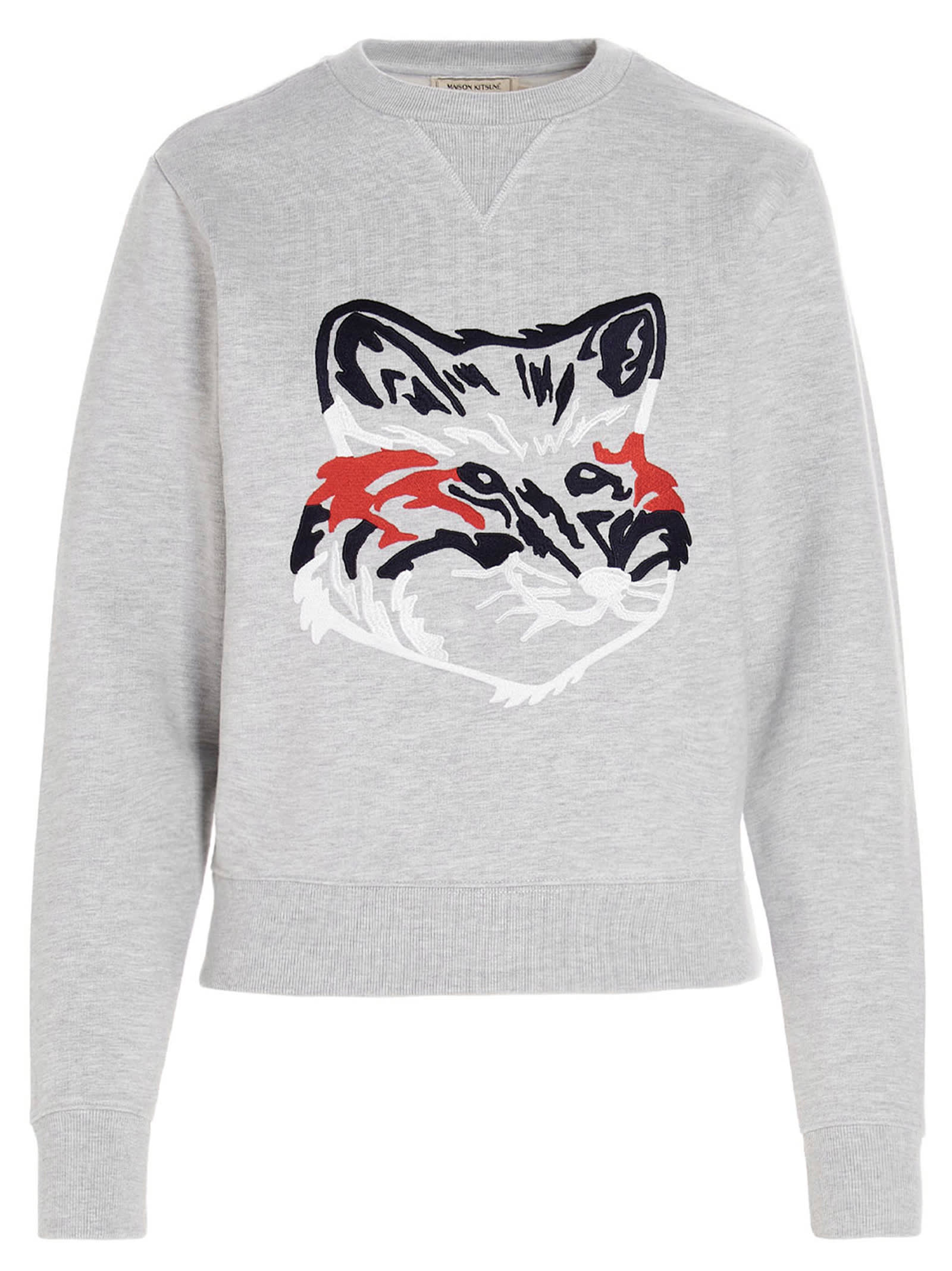 Maison Kitsuné big Fox Embroidery Sweatshirt