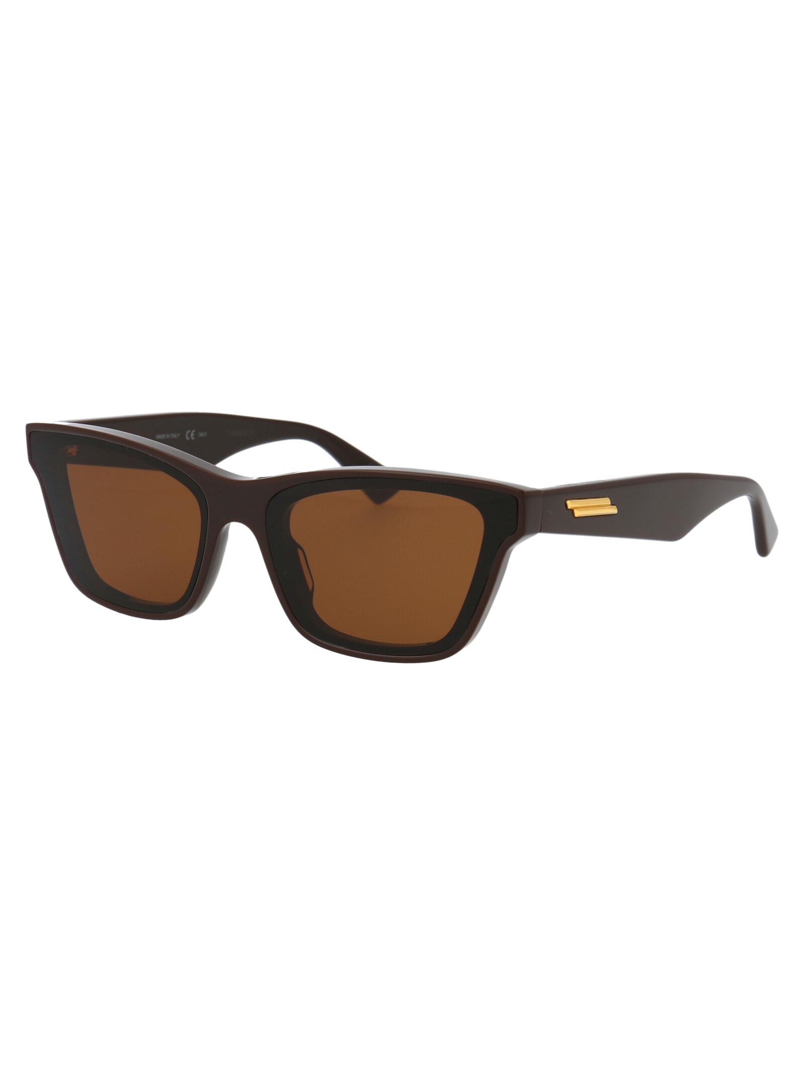 Shop Bottega Veneta Bv1119s Sunglasses In 004 Brown Brown Brown