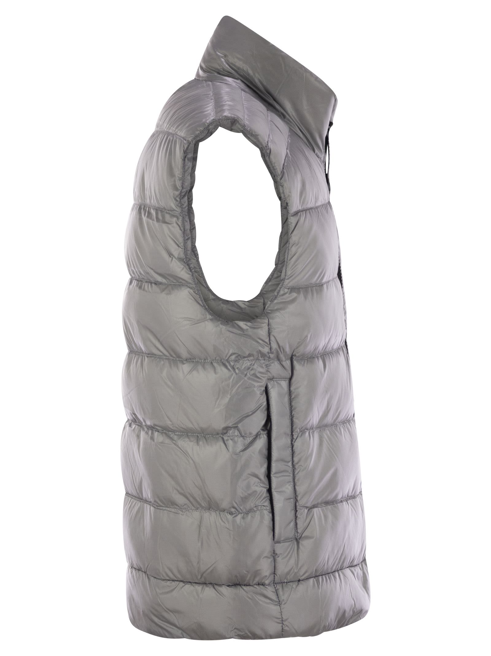 Shop Canada Goose Crofton - Sleeveless Down Jacket In Grey