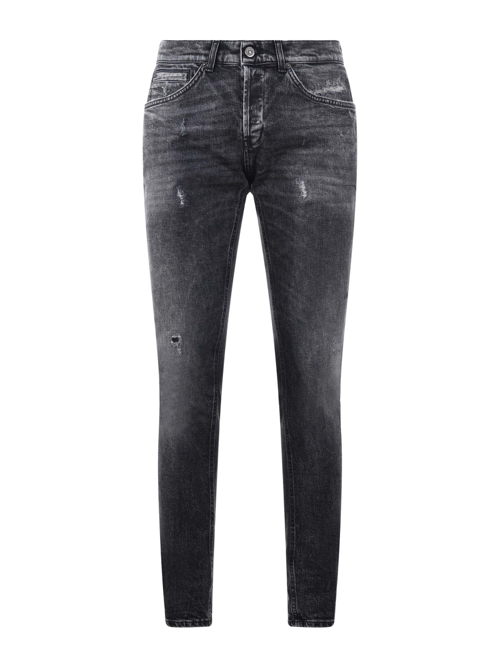 Dondup George Jeans In Denim Nero