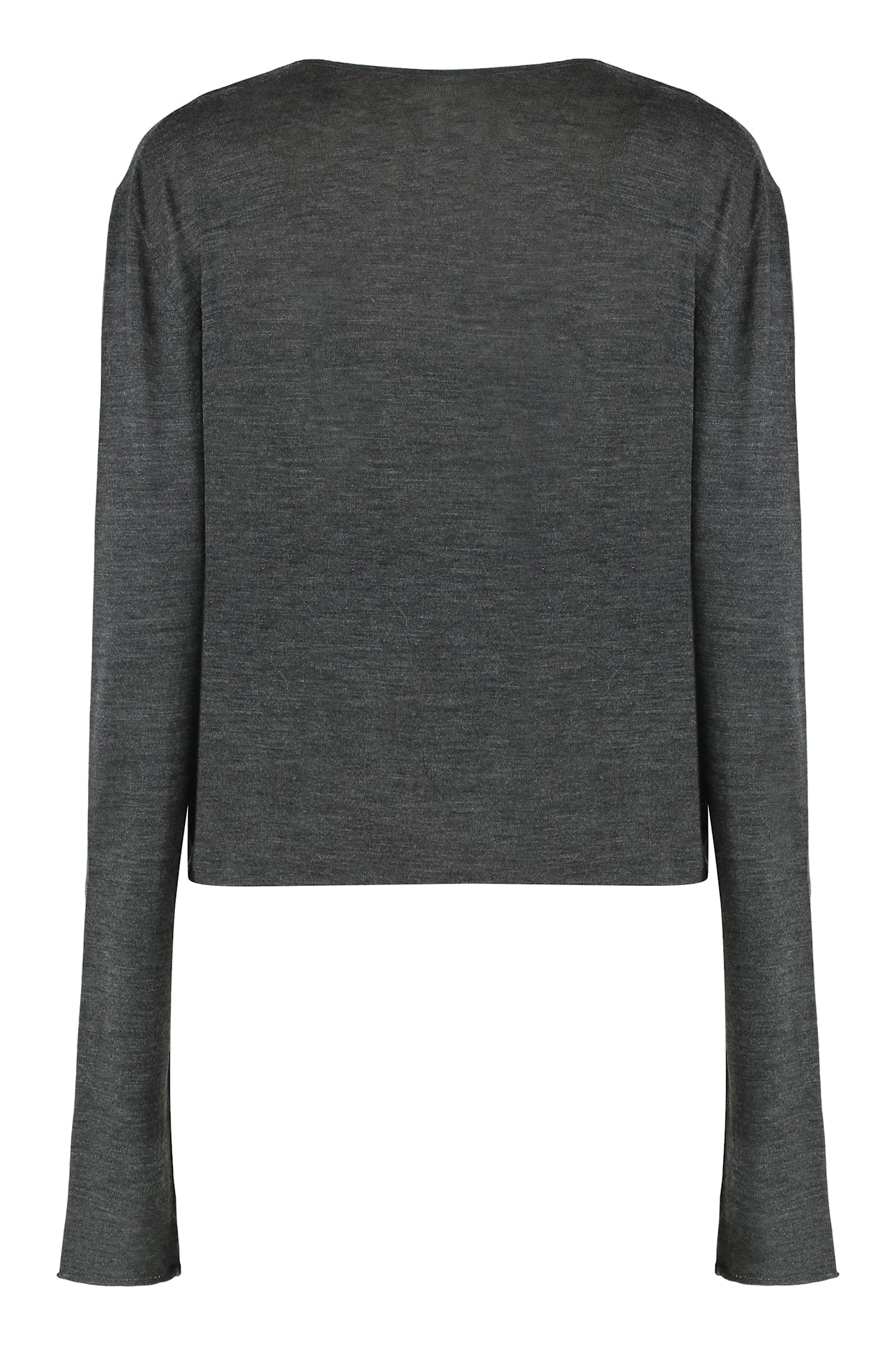 Alberta Ferretti Alberta Ferreti Virgin Wool Sweater In Gray