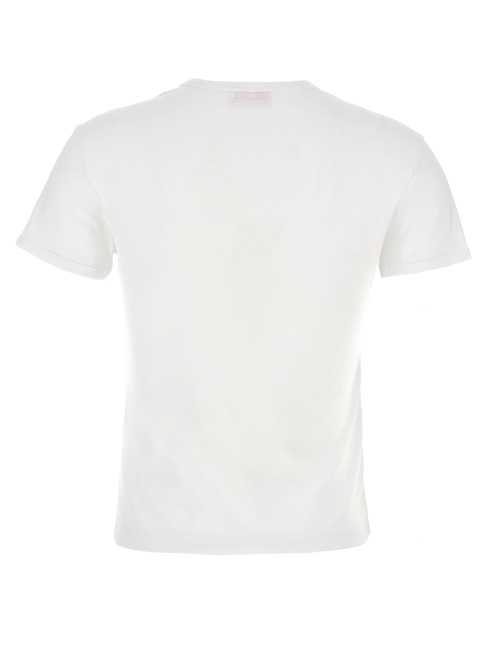 Shop Diesel T-uncutie-long-d T-shirt In White