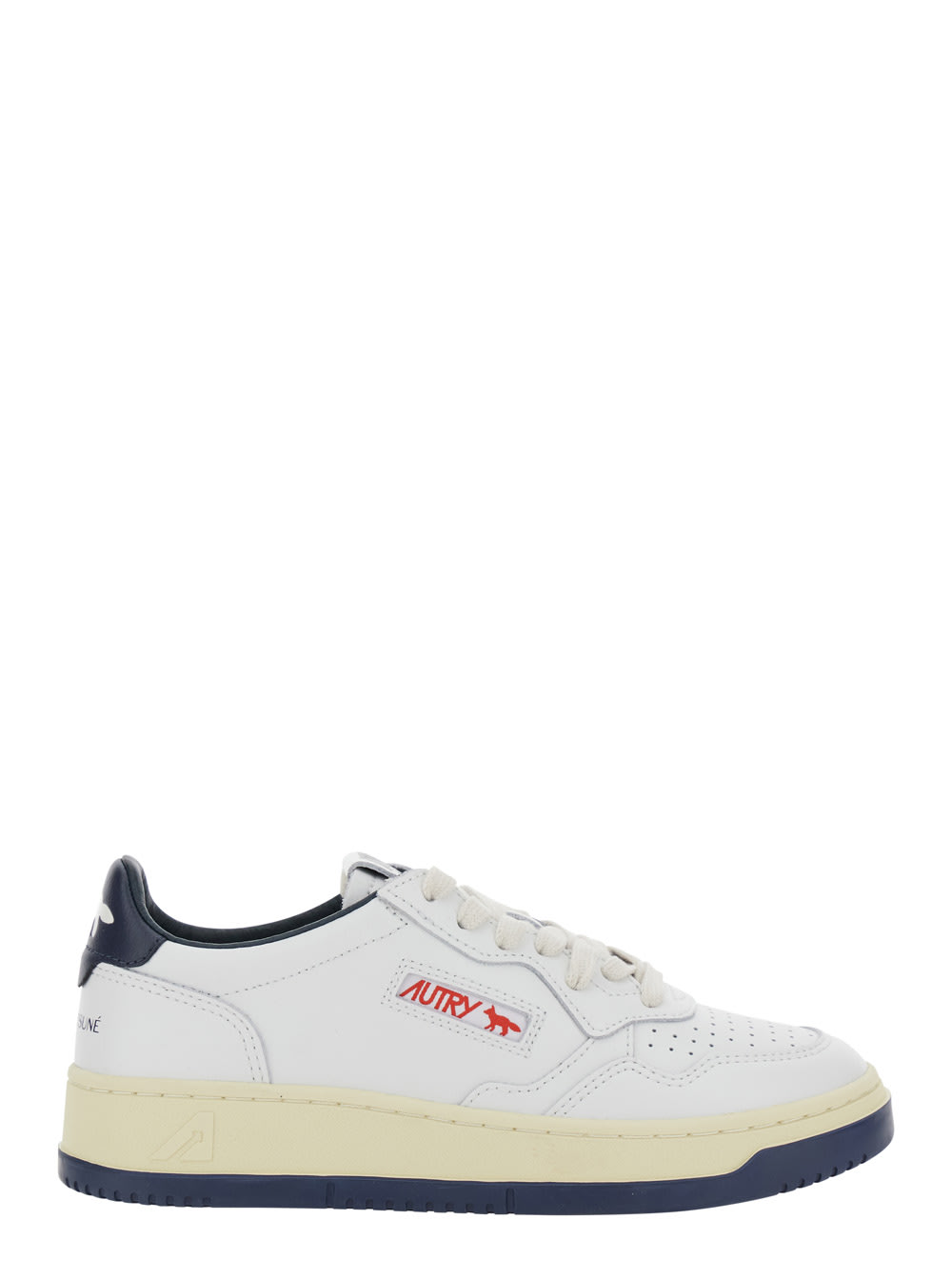 Autry Medalist Low Wom Kitsune In White