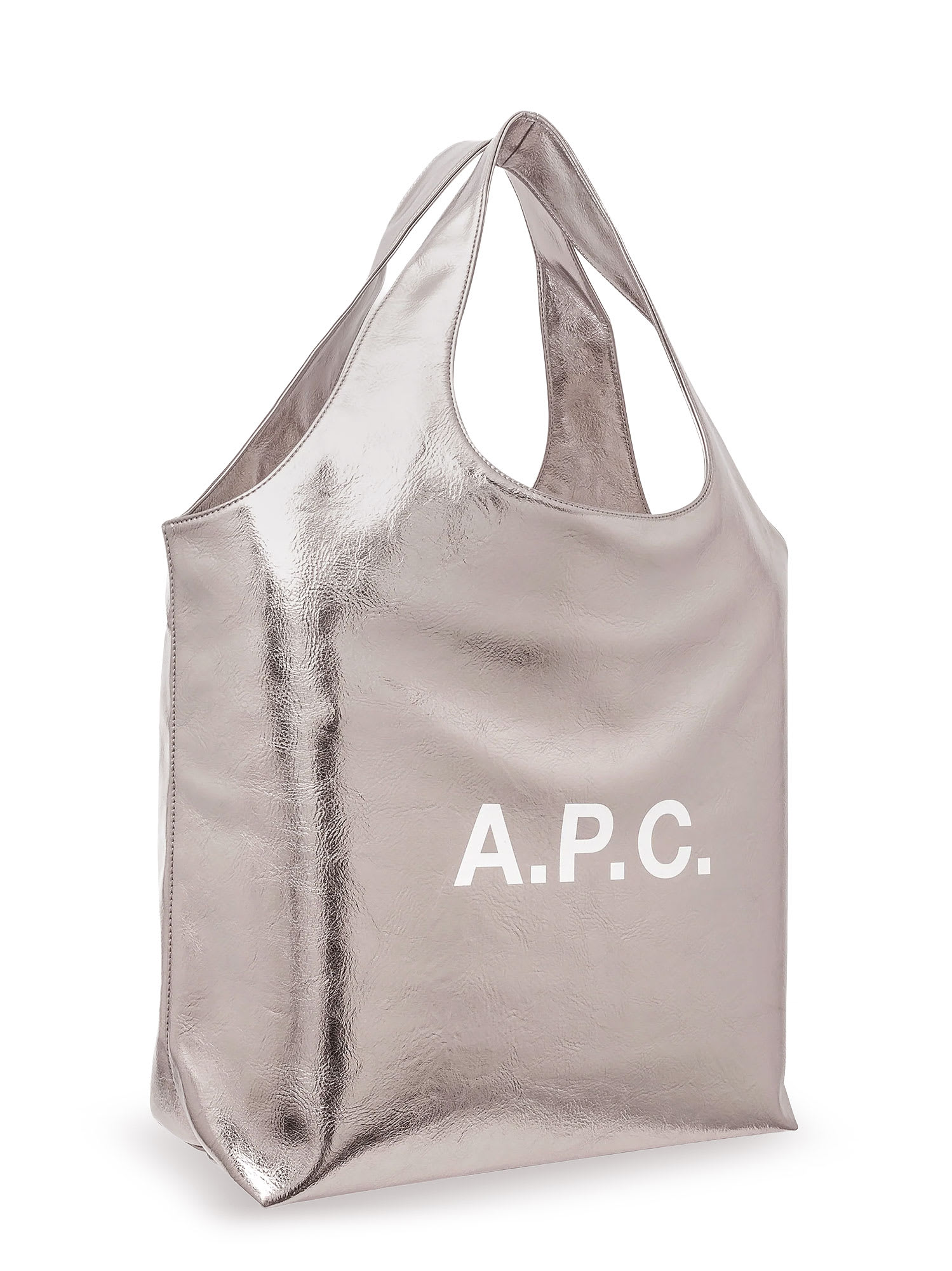 Apc A.p.c. Women Shoulder Bag With Maxi Logo Print