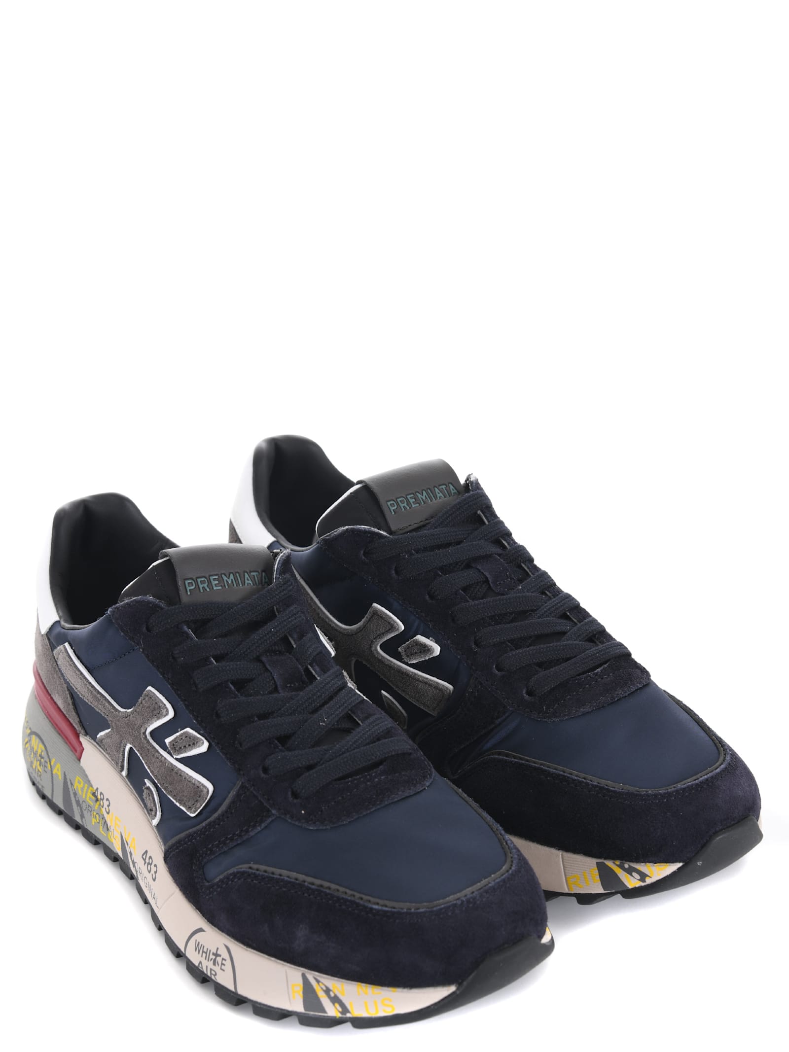 Shop Premiata Sneakers In Blue