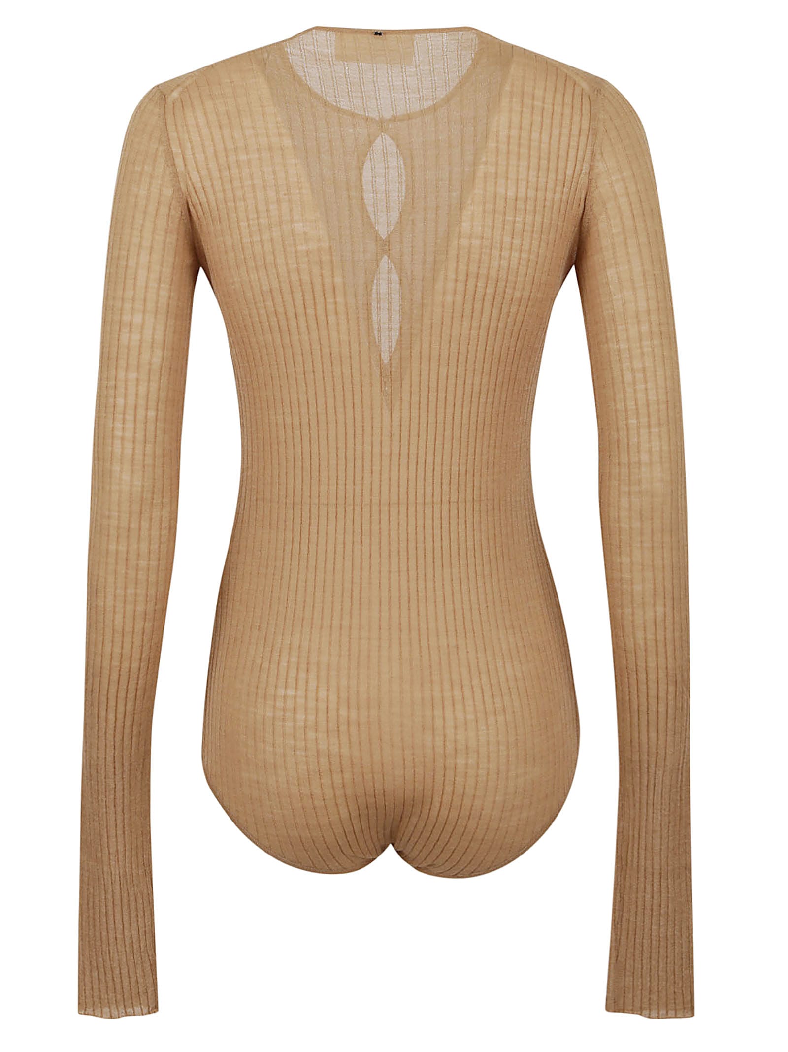 Shop Sportmax Dinar Maglia-canottiera-top In Beige