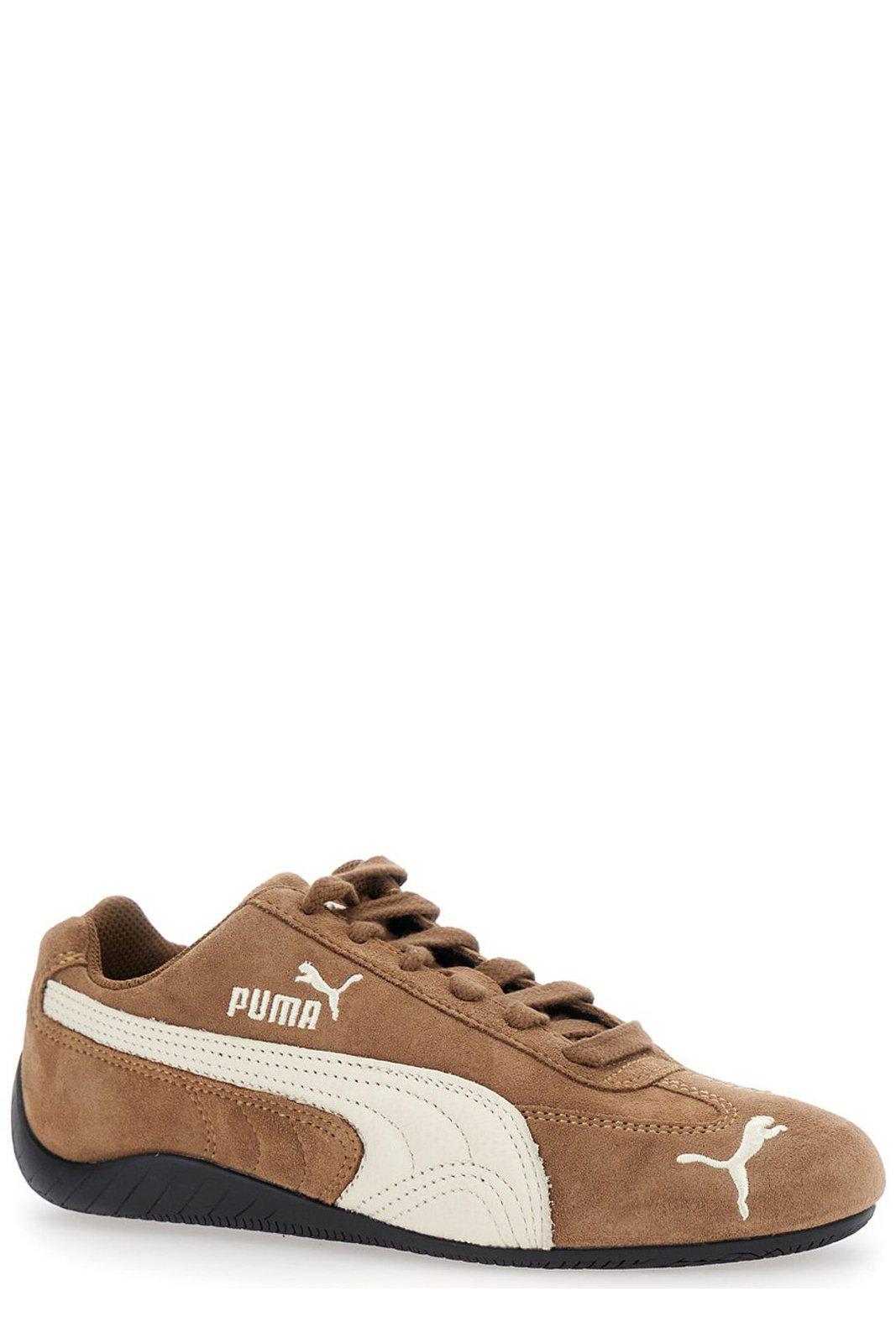Puma Speedcat Lace-up Sneakers In Brown