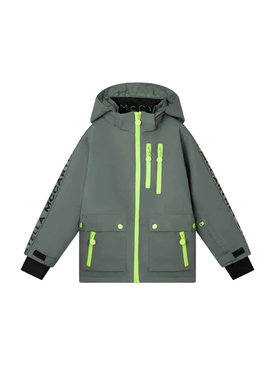 Stella Mccartney Ski Jacket In Green