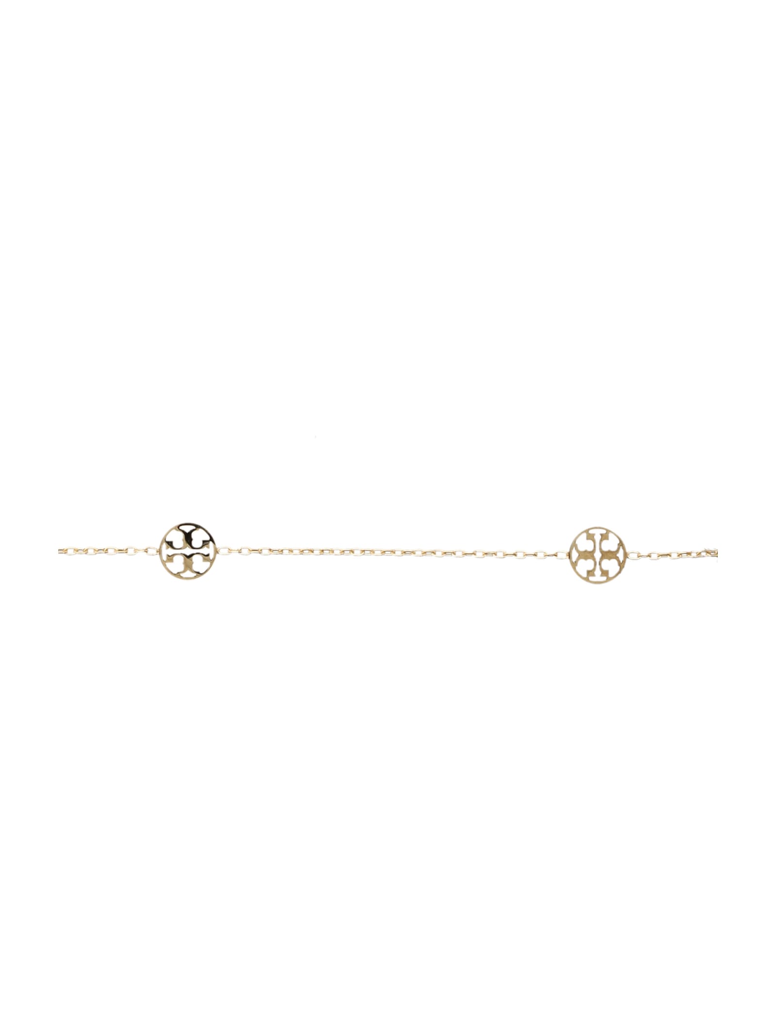 Shop Tory Burch Miller Necklace In Tory Gold