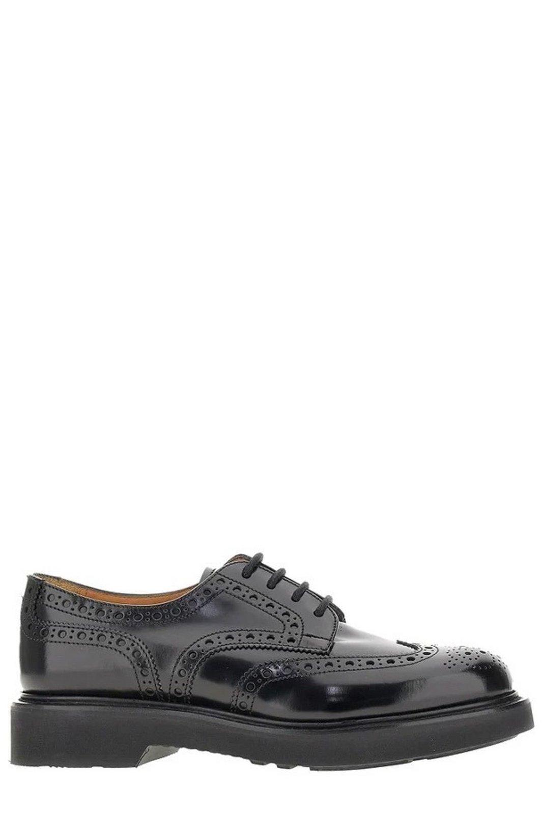 Norwich Polished Fumè Derby Shoes