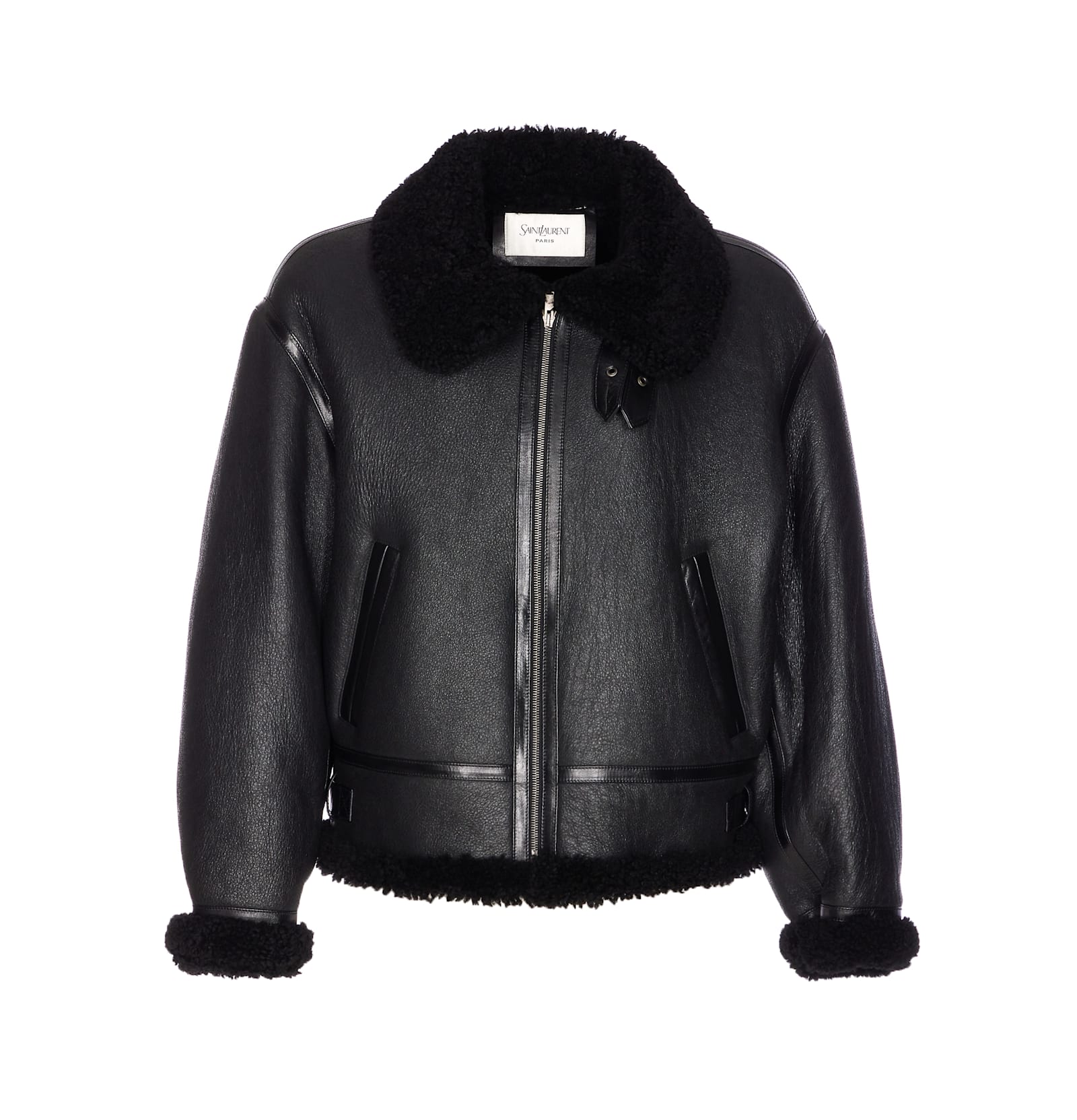 Saint Laurent Leather Bomber
