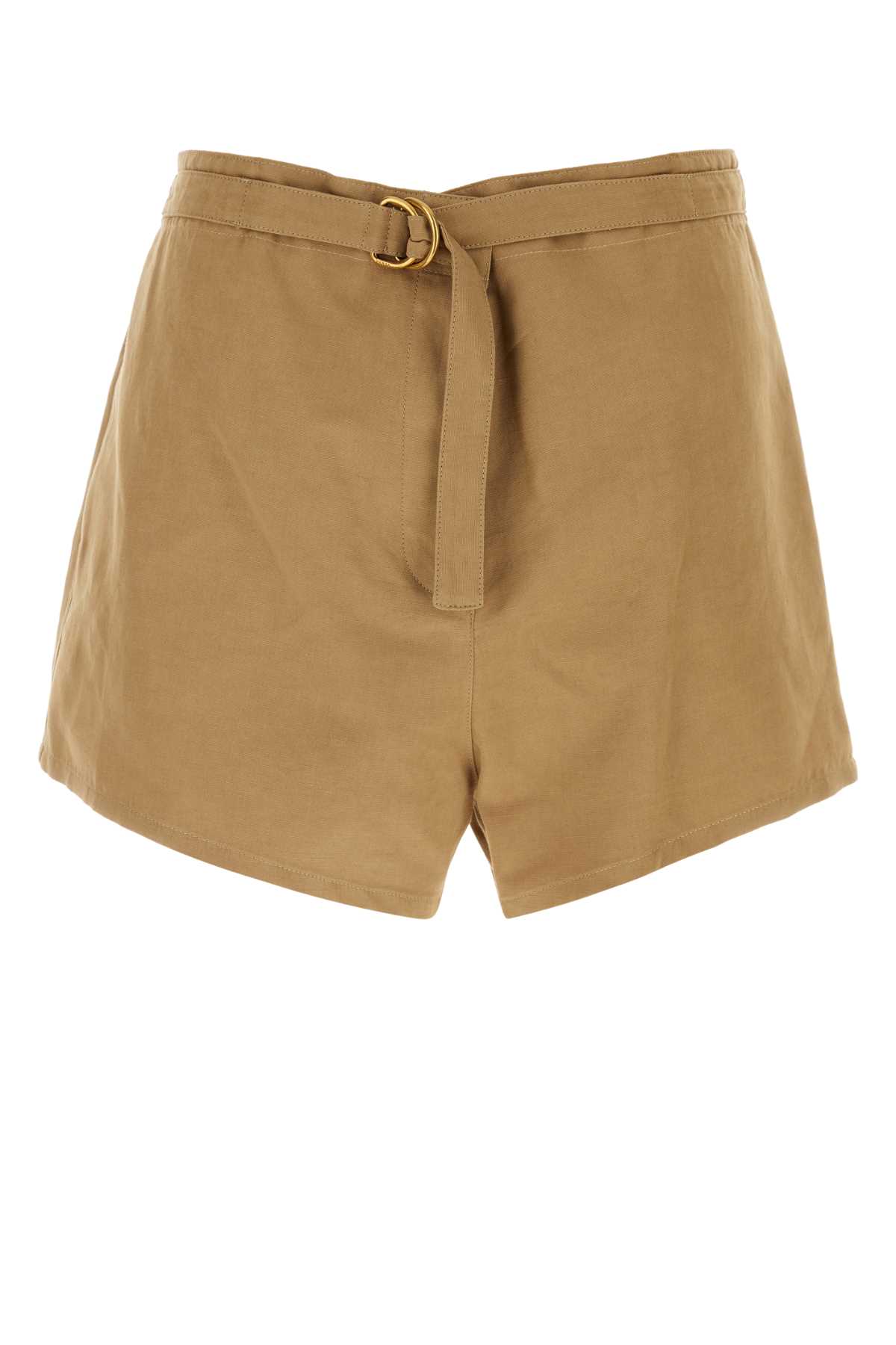 Biscuit Cotton Blend Shorts