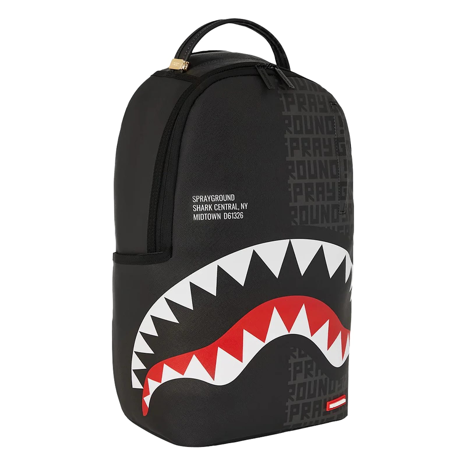 Sprayground Shark Central Double Trouble Dlxsv Backpack In Gray