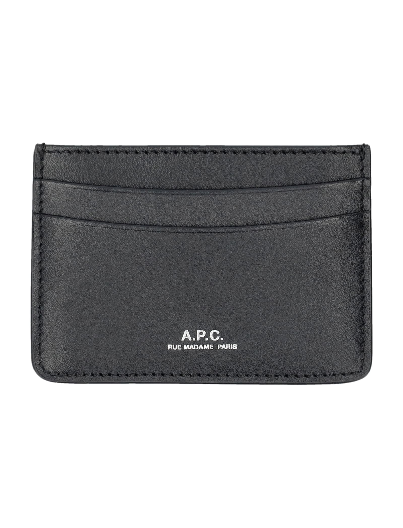Shop Apc André Cardholder In Black