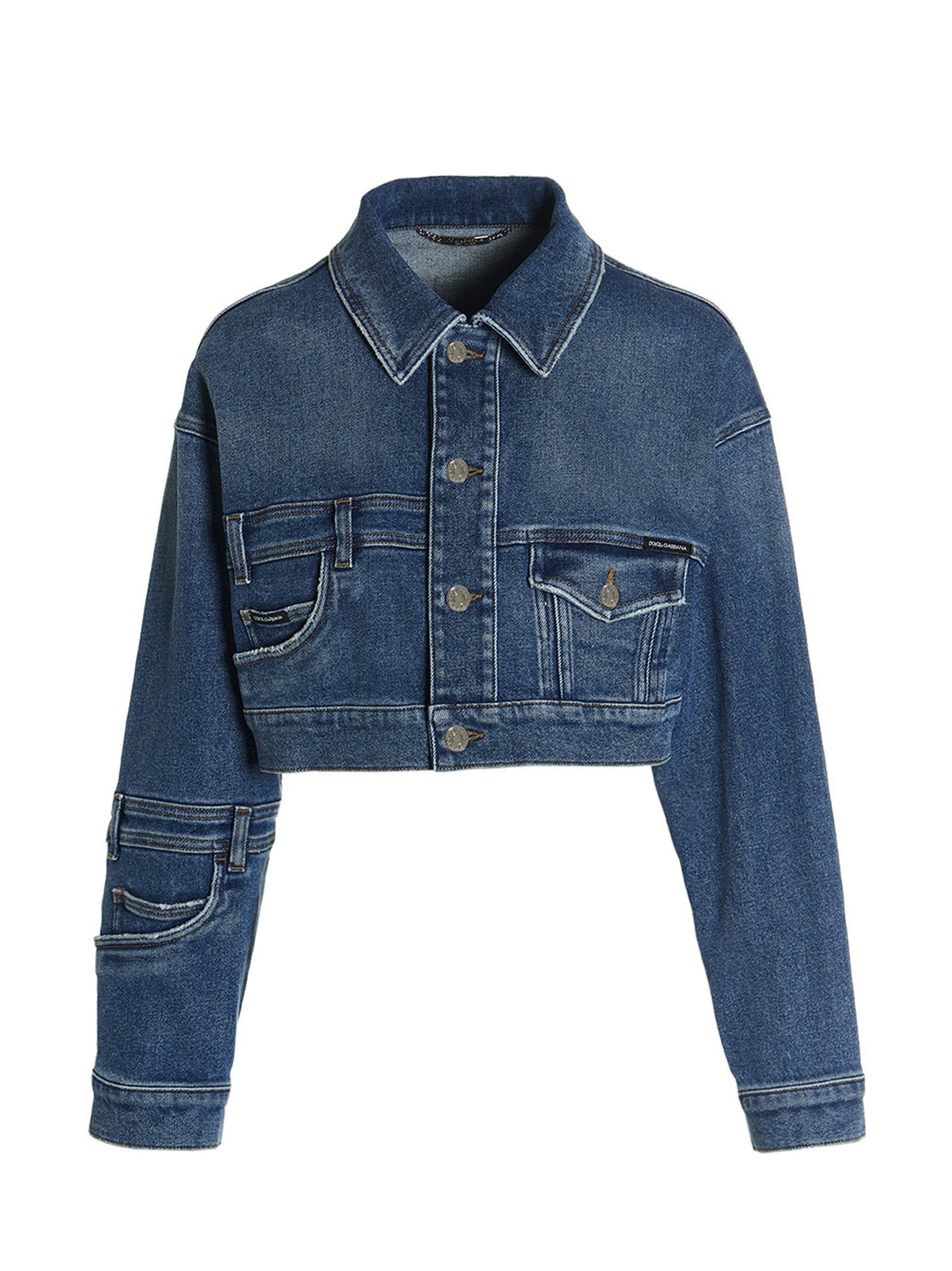 Dolce & Gabbana Denim Jacket In Variante Abbinata
