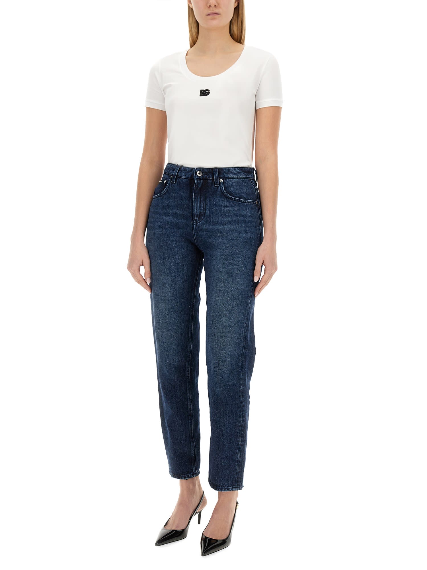 Dolce & Gabbana Logo T-shirt In White