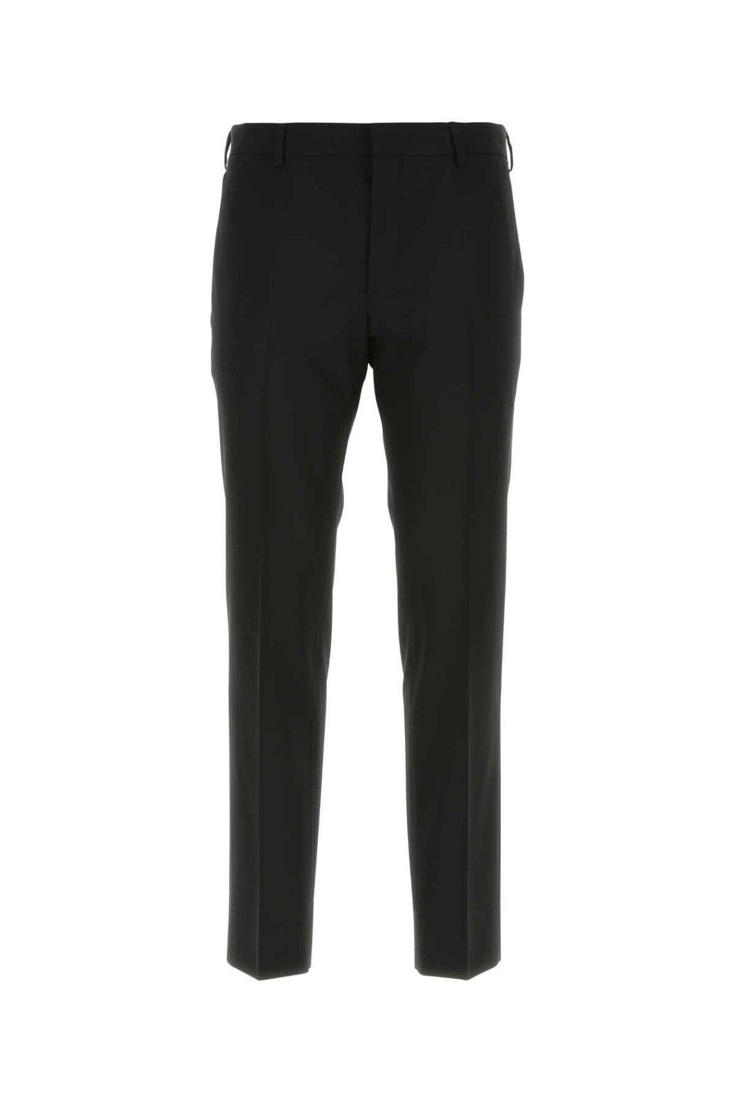 Tailored Straight Leg Cropped Pants