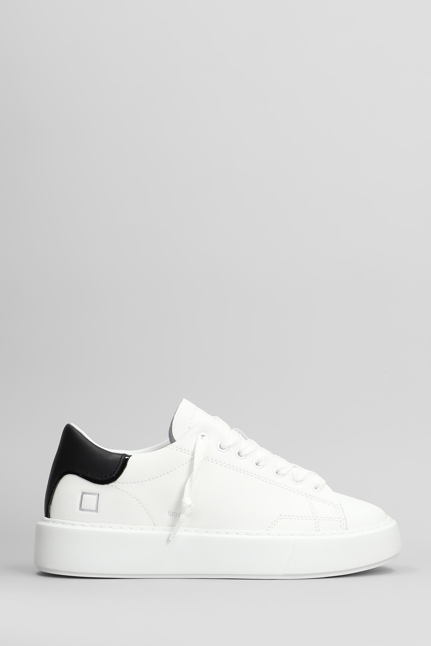 D. A.T. E. Sfera Sneakers In White Leather