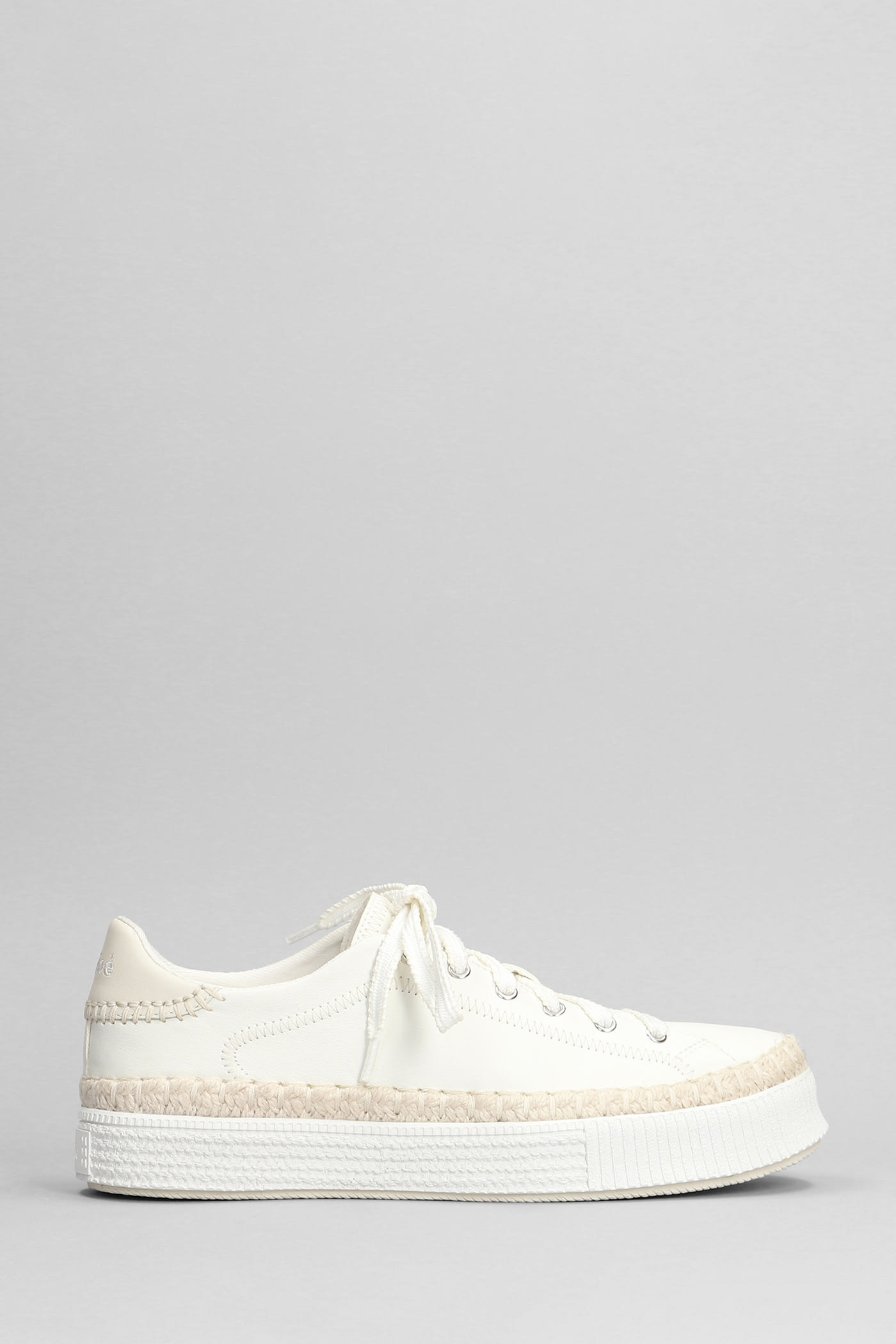 Shop Chloé Telma Sneakers In White Leather