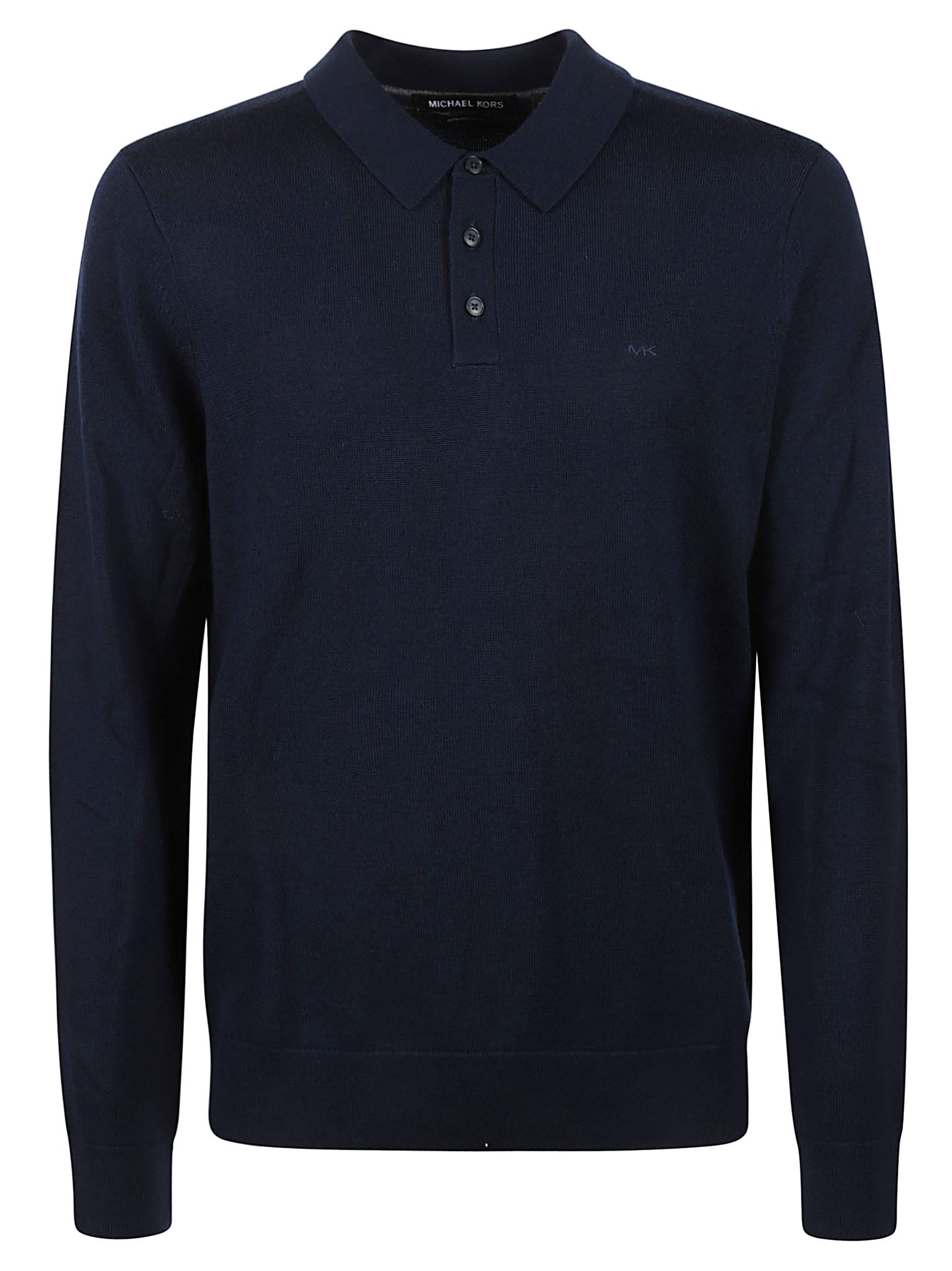 Logo Long-sleeved Polo Shirt