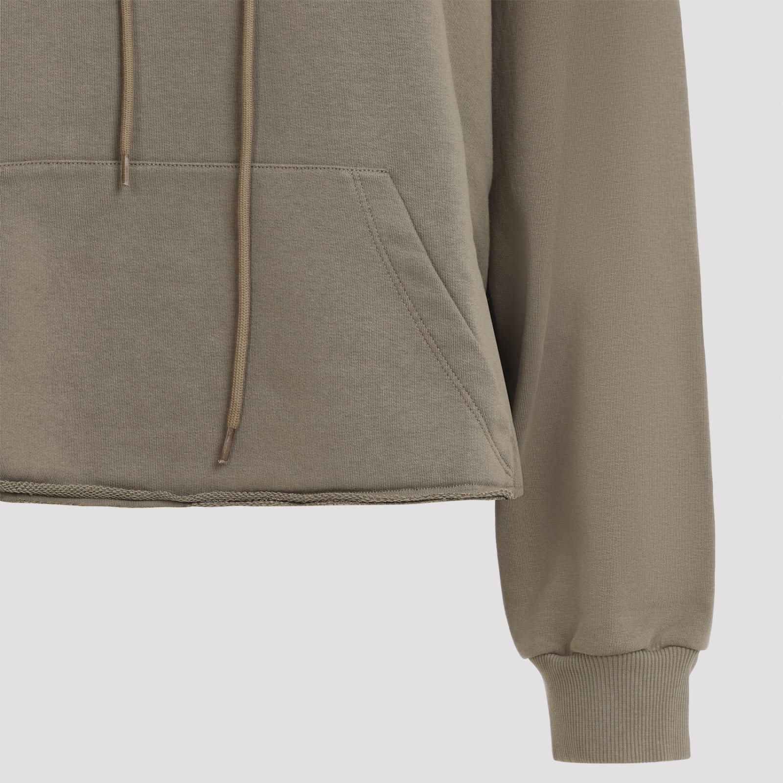 Shop Mm6 Maison Margiela Cotton Hoodie In Bus Green