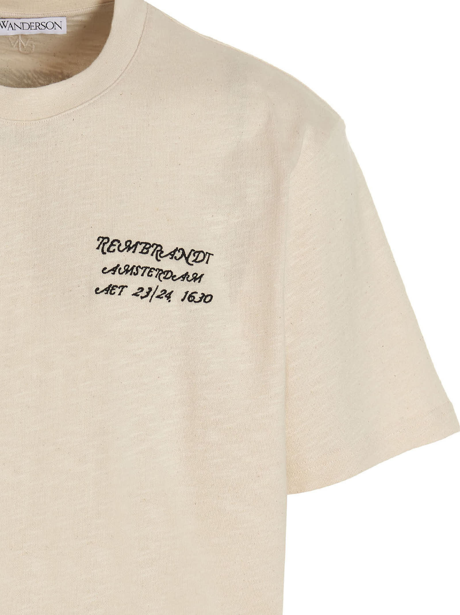 Jw Anderson J.w. Anderson 'rembrandt' T-shirt In White