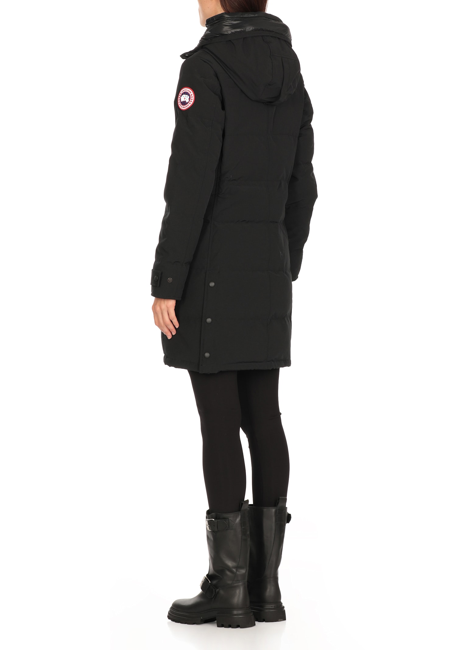 Canada Goose Shelburne Hooded Arctic-tech Parka In Black