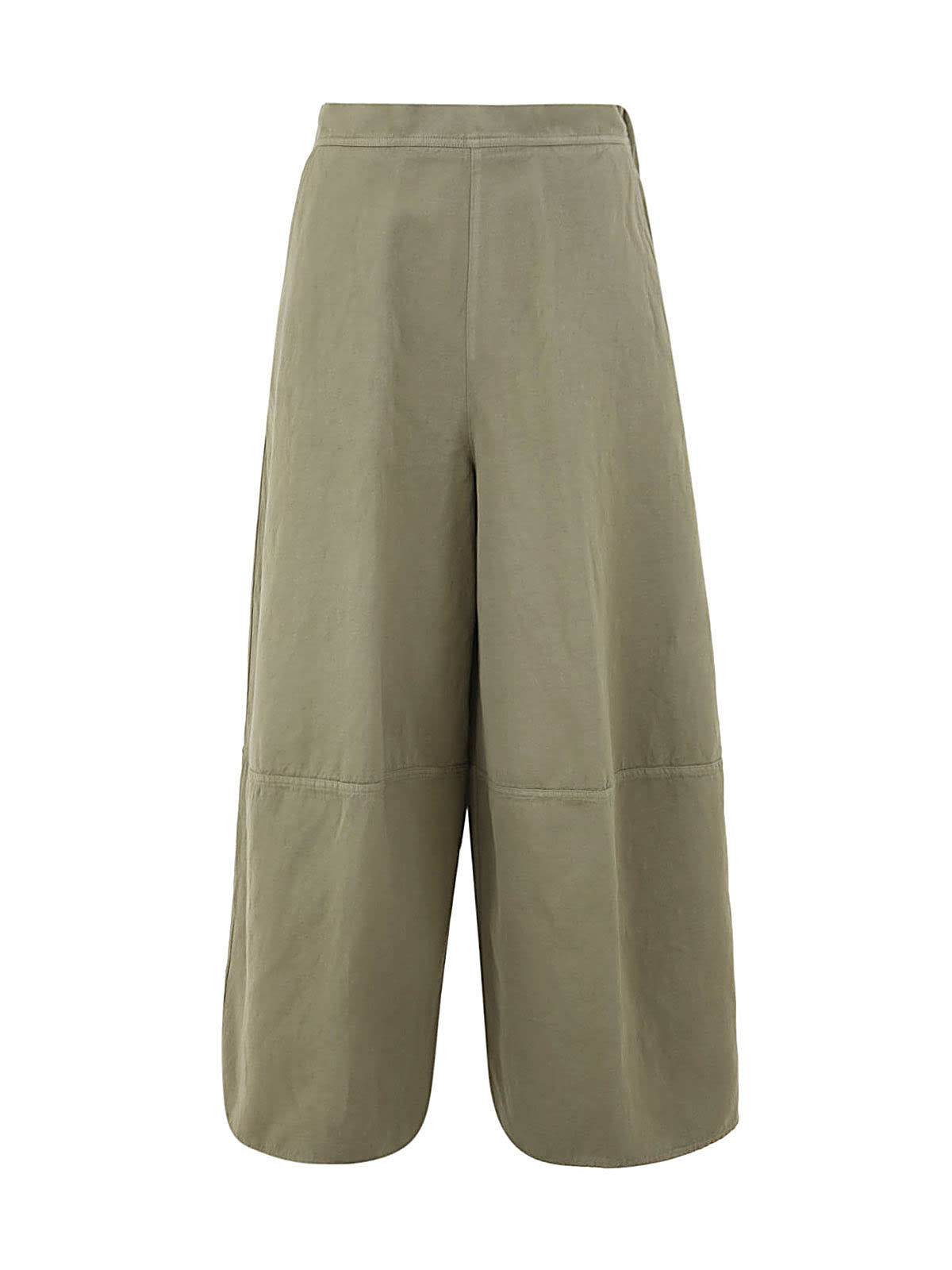 Stefano Mortari Wide Leg Trousers With Pockets In Night