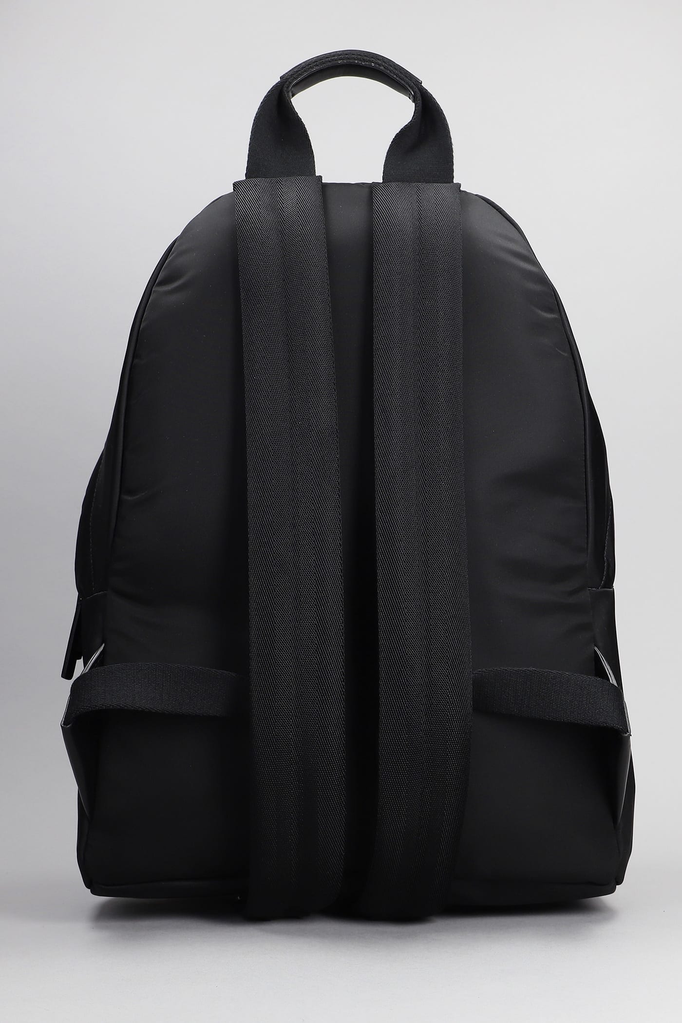 Shop Palm Angels Backpack In Black Nylon