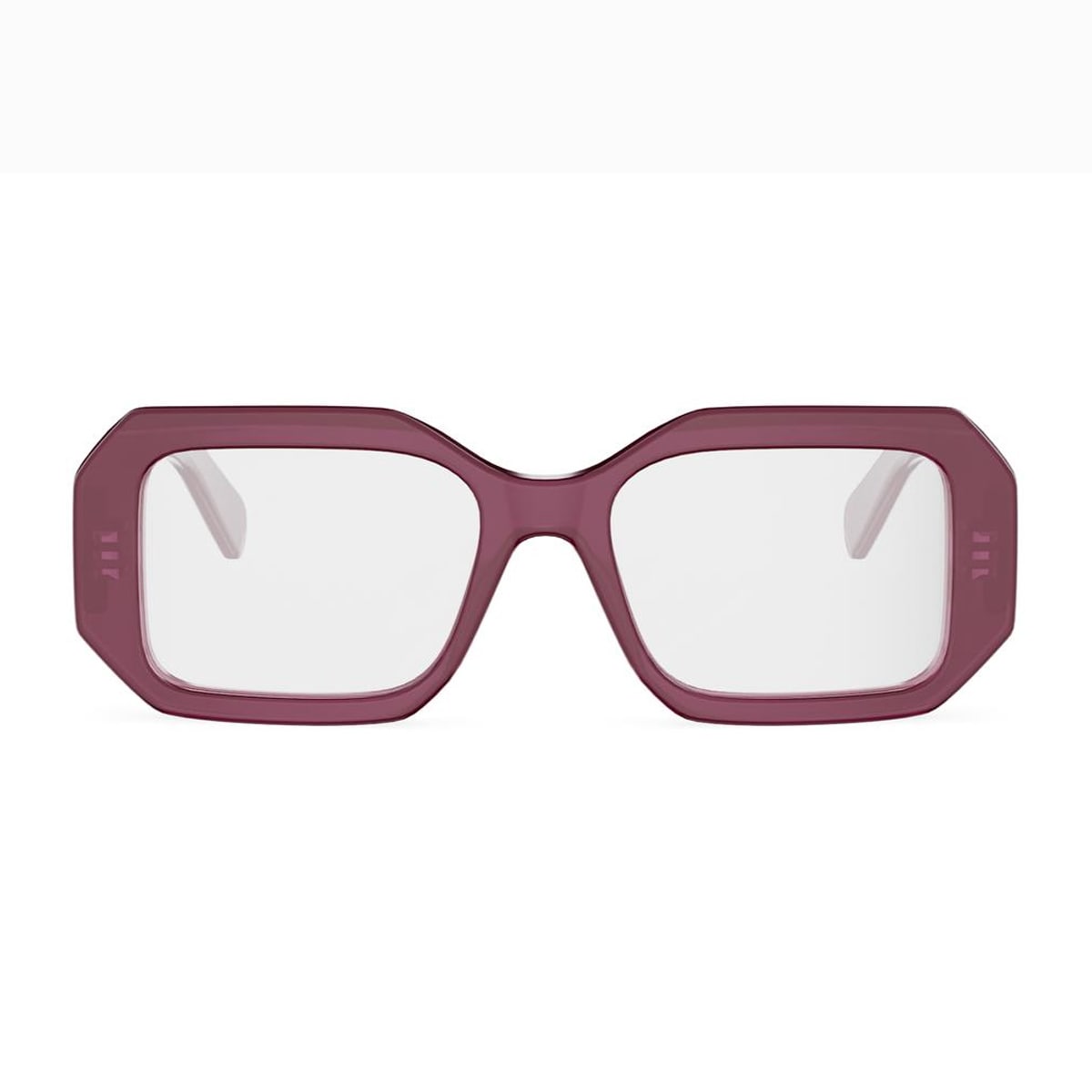 Celine Cl50155i Triomphe 069 Rosso Glasses In Burgundy