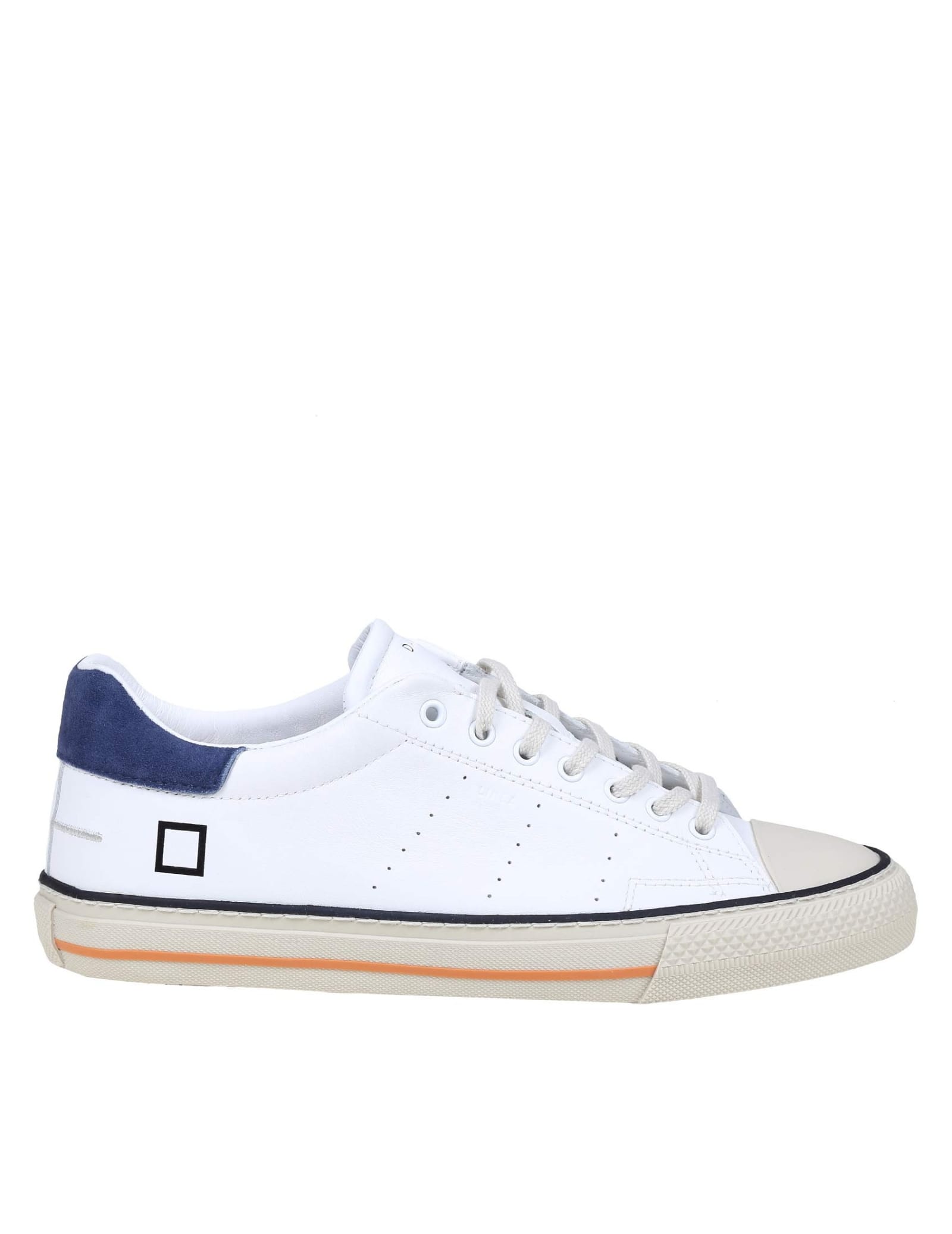 D.A.T.E. Sneakers In Pelle Colore Bianco