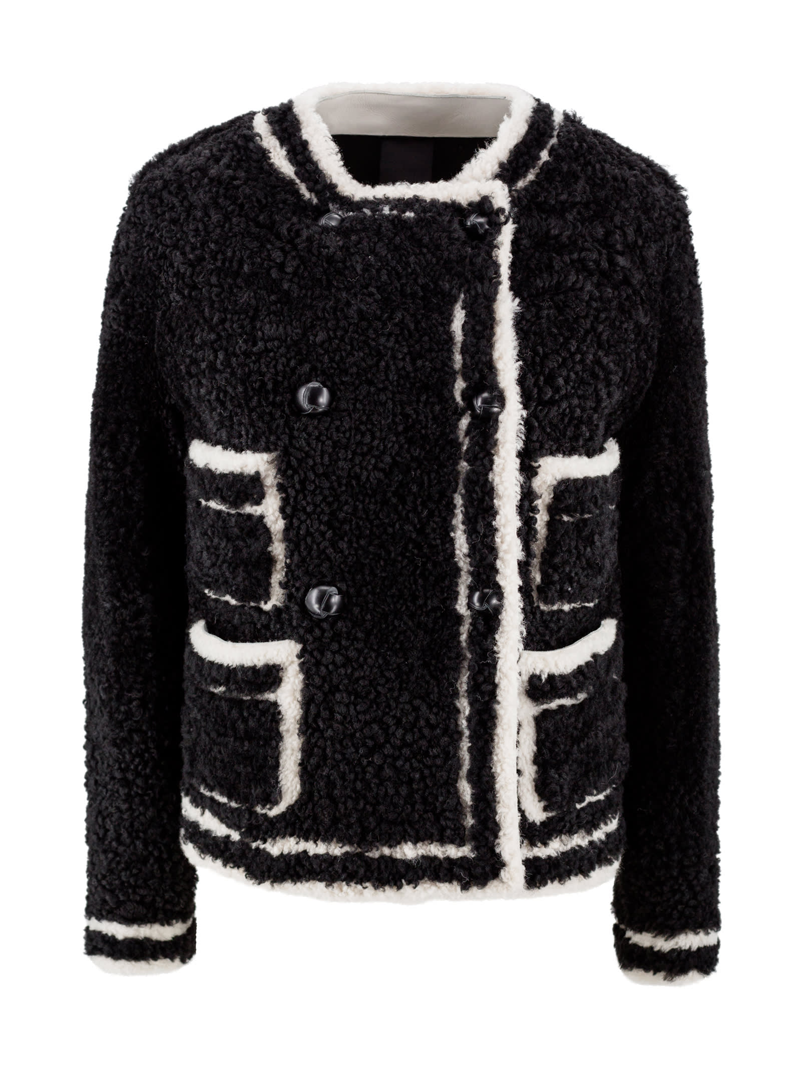 Single-breasted Shearling Jacket