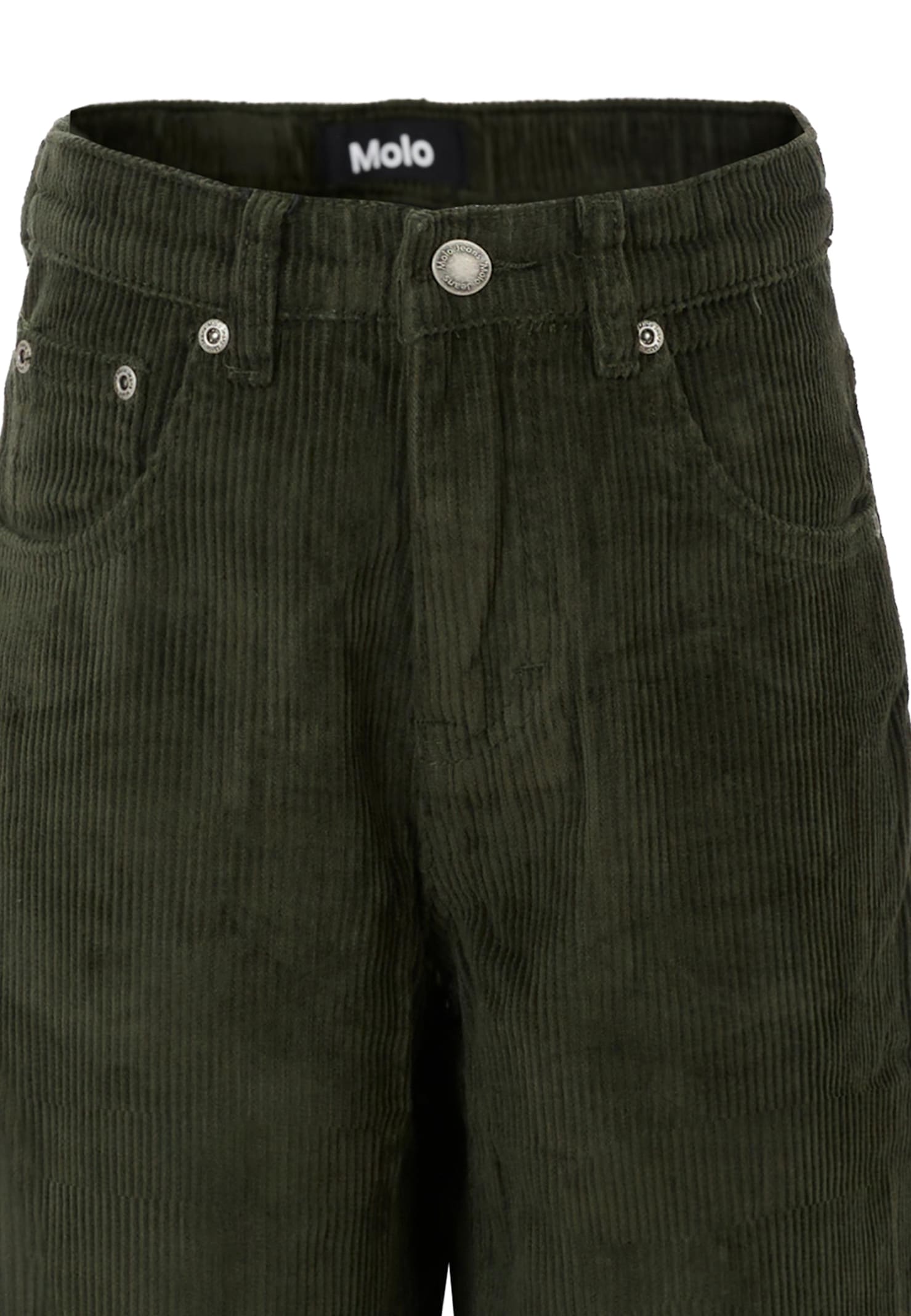 Molo Green Trousers For Boy In Green