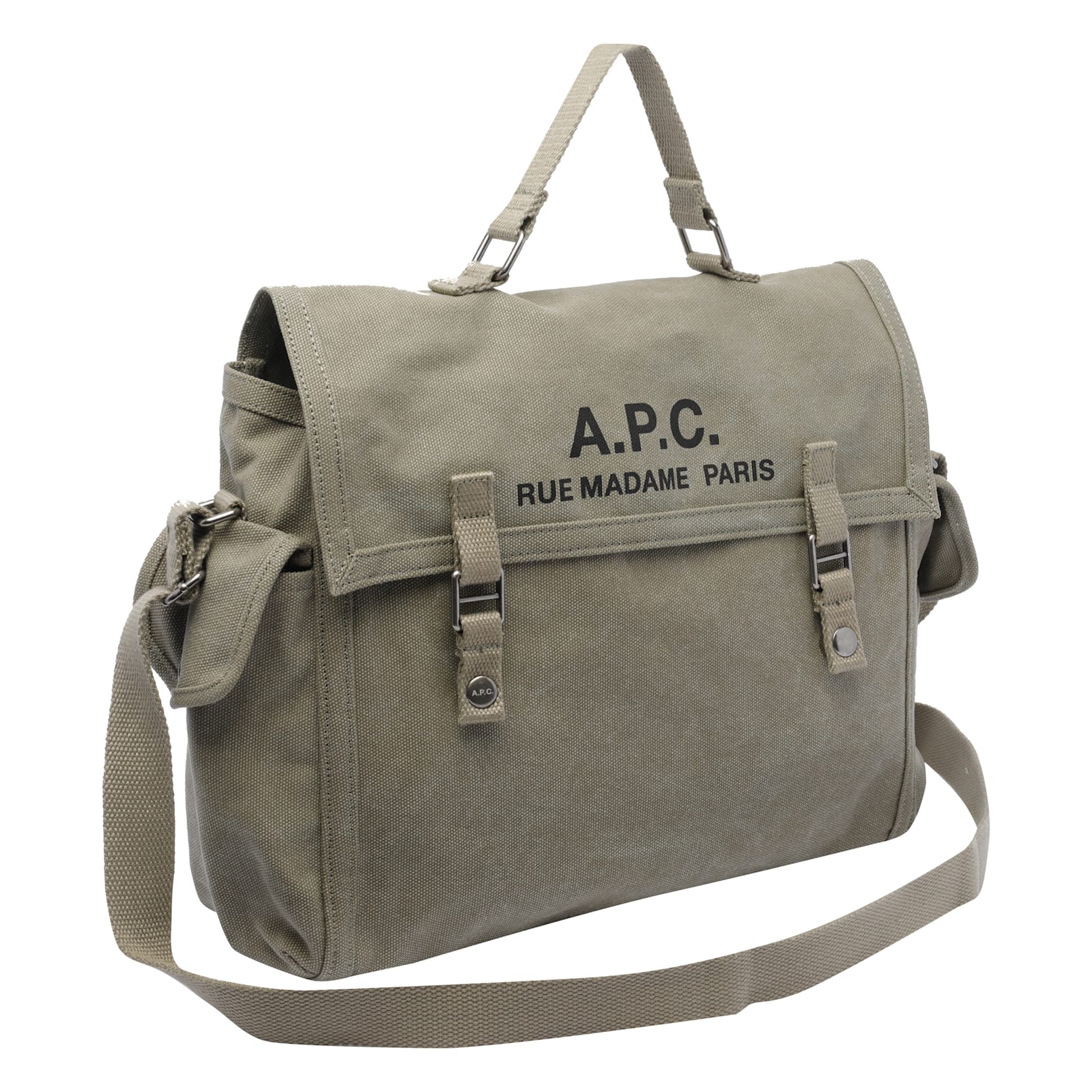 Apc A.p.c. Men Recuperation Besace Handbag In Gray