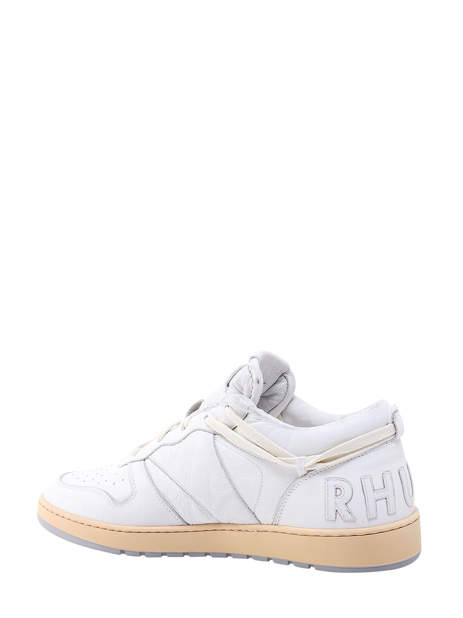 Shop Rhude Rhecess-low Sneakers In White
