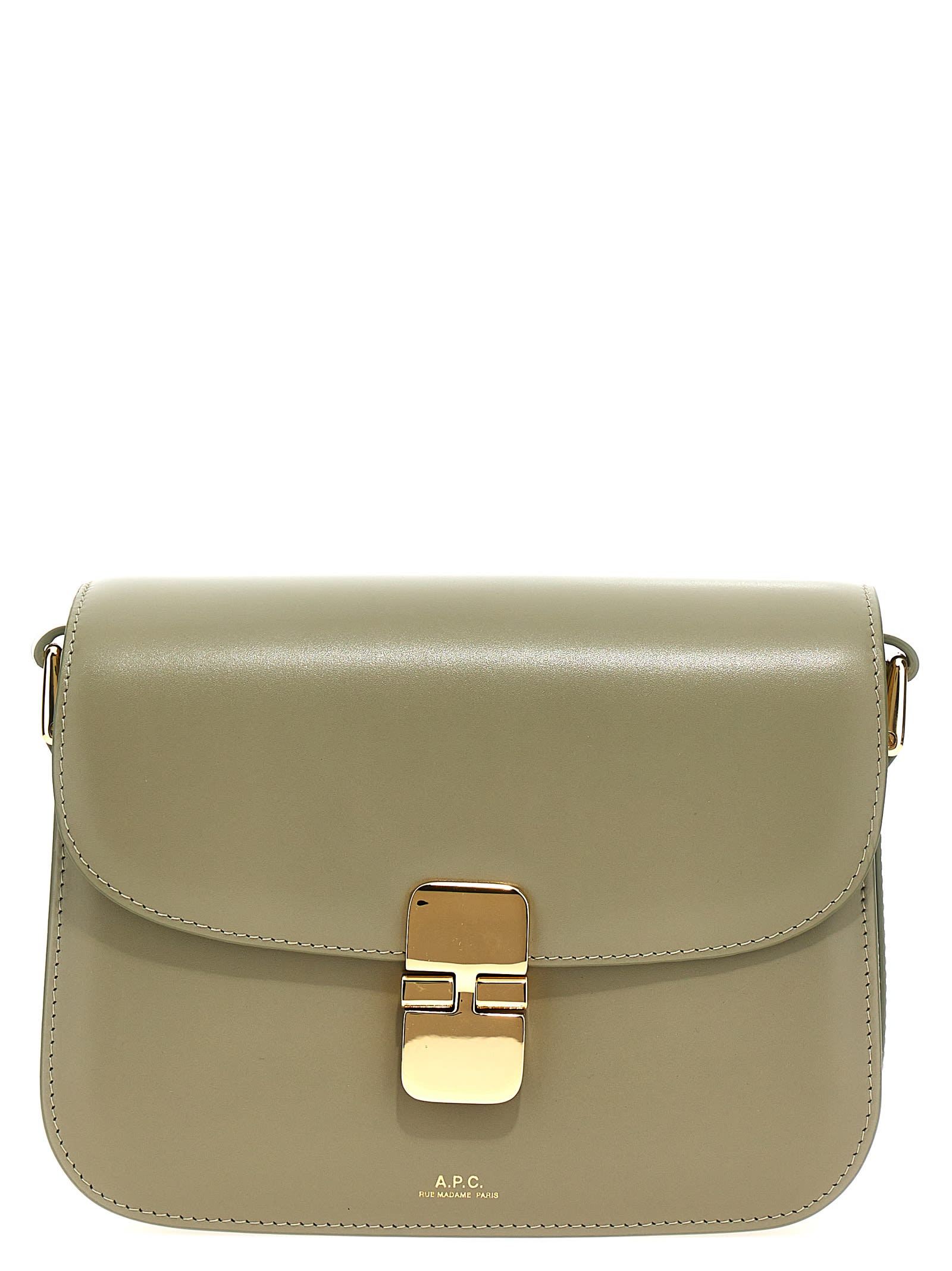 Shop Apc Grace Small Crossbody Bag In Green